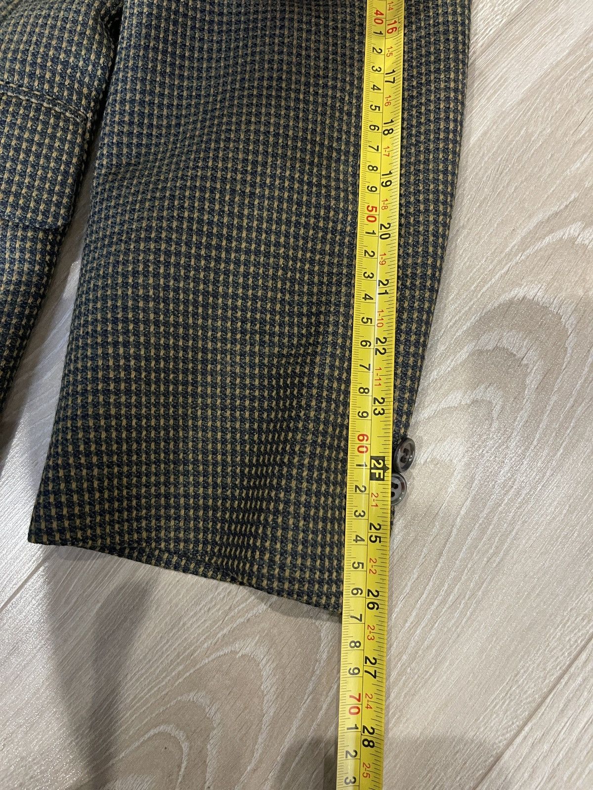 Vintage Vintage classic wool blazer jacket khaki moss 56 sport coat Size 46R - 9 Thumbnail