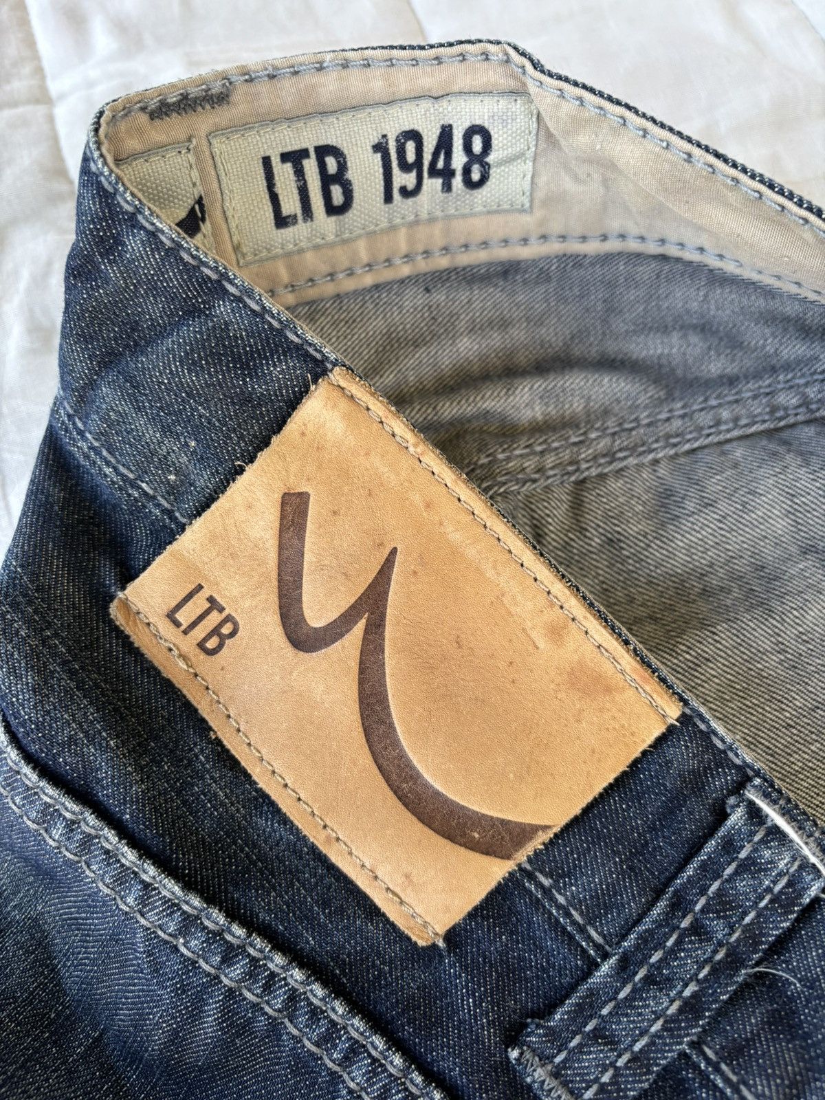 Le Grande Bleu (L.G.B.) Baggy Jeans LTB 1948 Loose Fit Denim Jeans Diesel Style Size US 35 - 10 Thumbnail