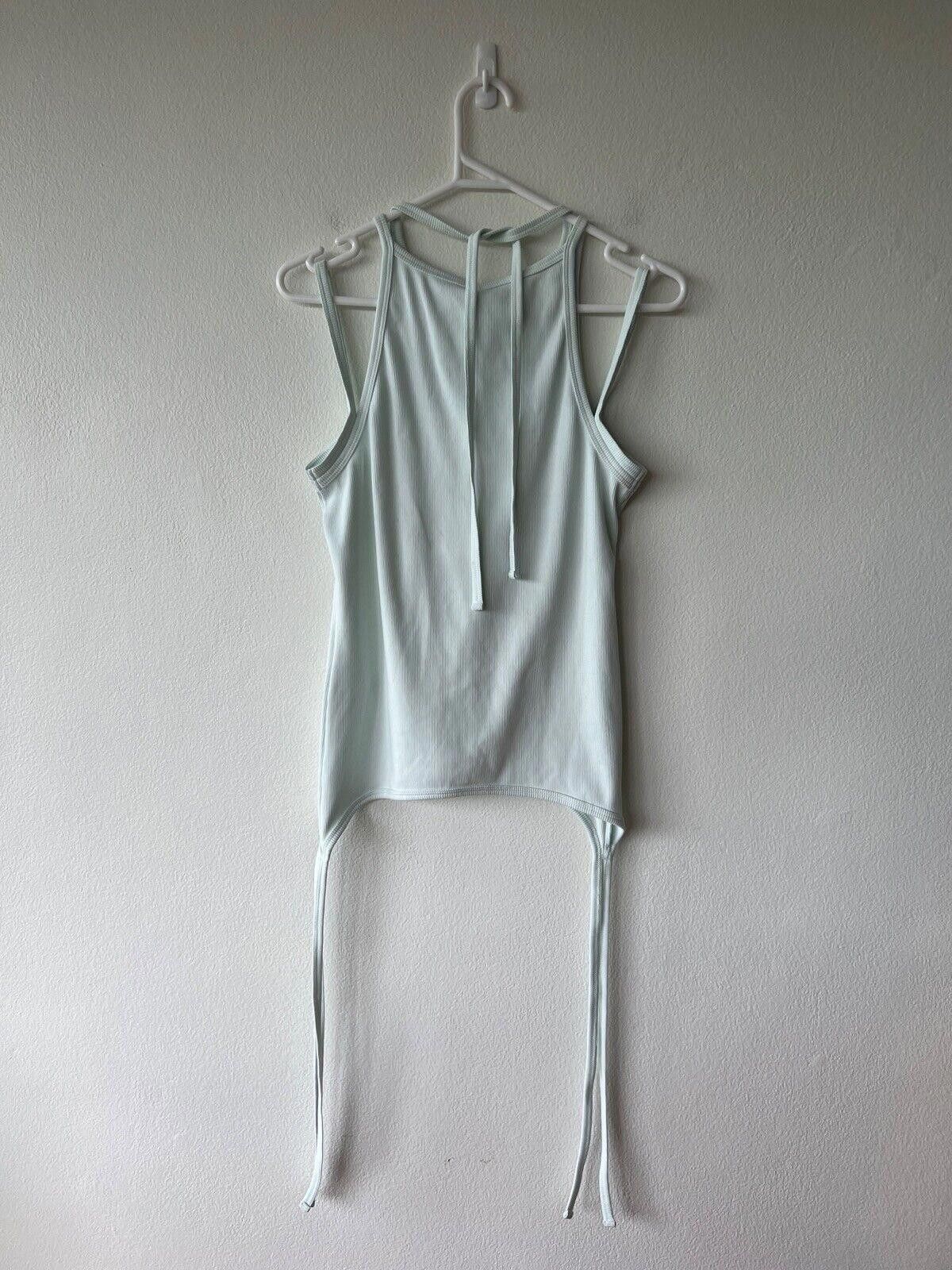 Dion Lee New dion lee split tie top rib tank singlet extra large blue Size XL / US 12-14 / IT 48-50 - 4 Thumbnail