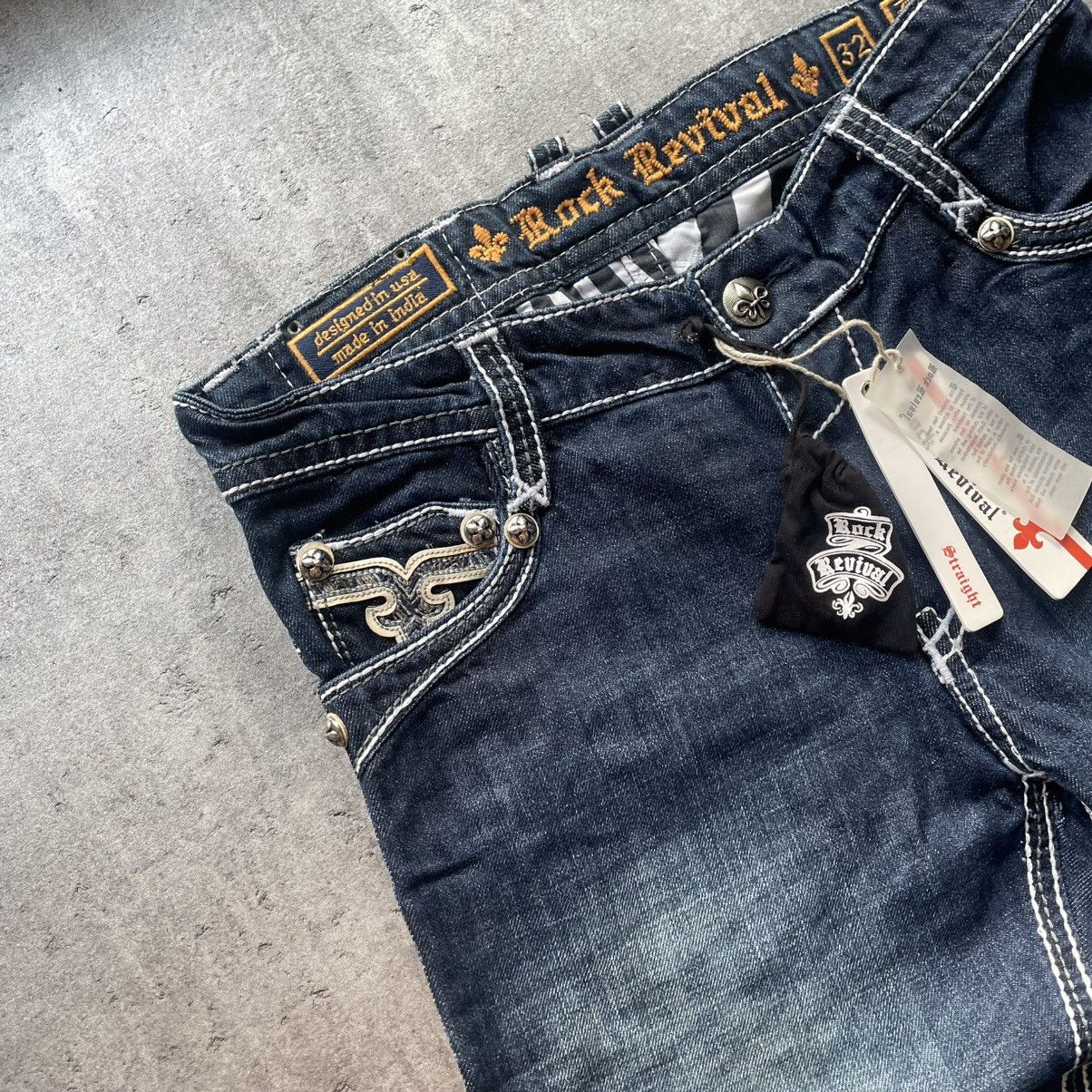 Rock Revival × Vintage NWT Rock Revival Dano Chrome Hearts Style Pants Size US 32 / EU 48 - 7 Thumbnail
