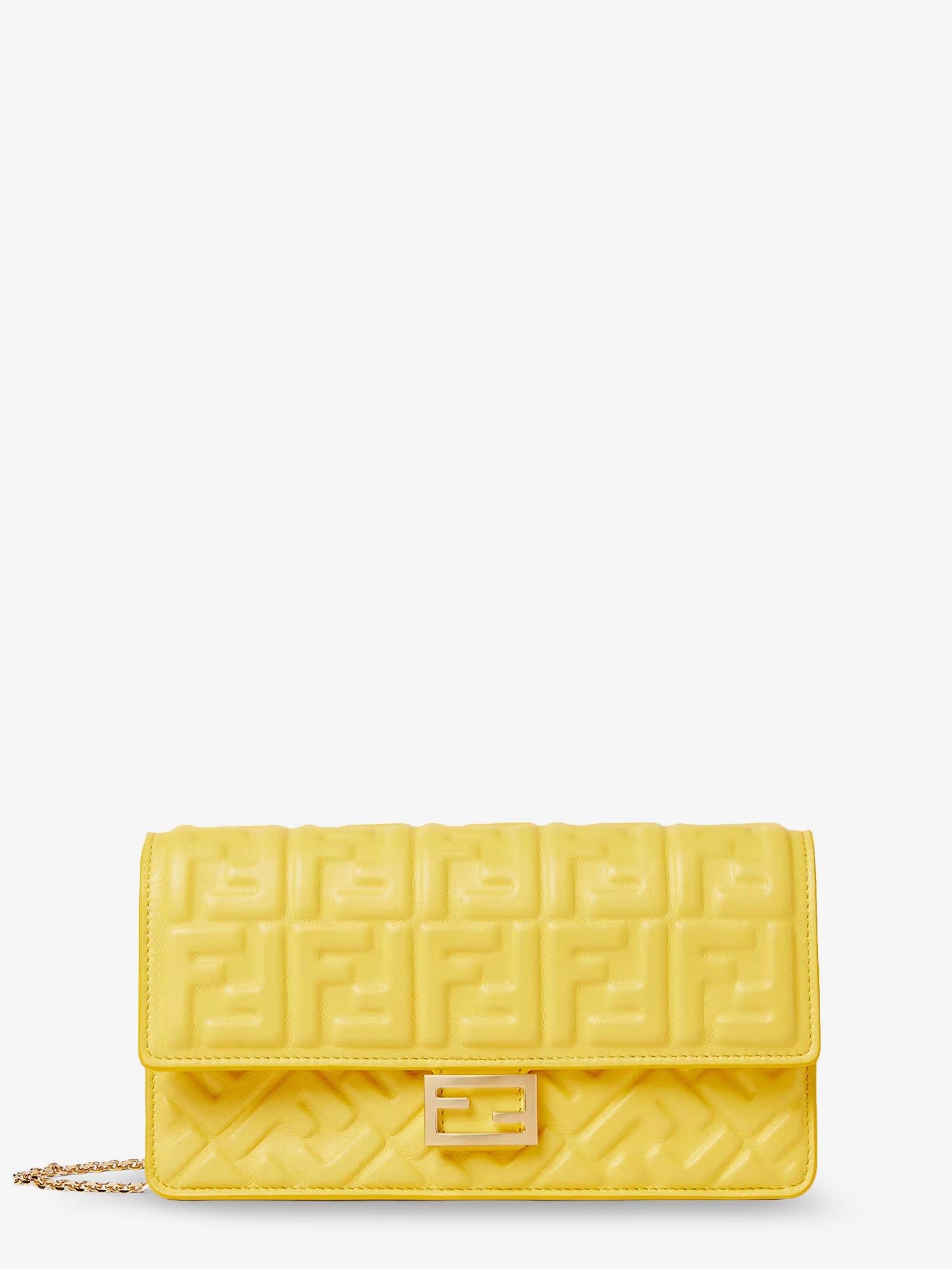 Fendi Leather Wallet On Chain Baguette Size ONE SIZE - 1 Thumbnail