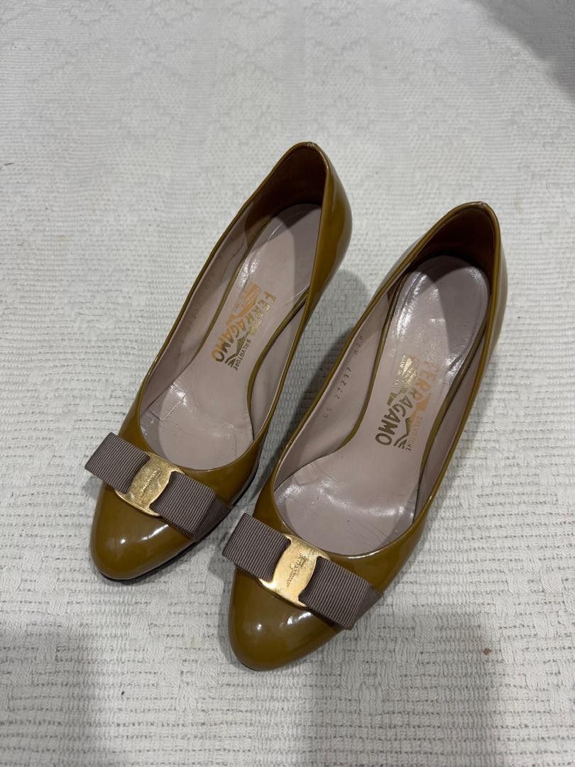 Salvatore Ferragamo Vintage Salvatore Ferragamo Heels Size US 7.5 / IT 37.5 - 1 Thumbnail