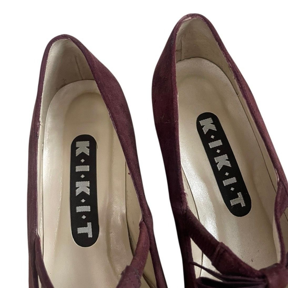 Vintage KIKIT Vintage Beauregard 2 Chianti Suede Leather Bow Heels Size US 6 / IT 36 - 6 Thumbnail