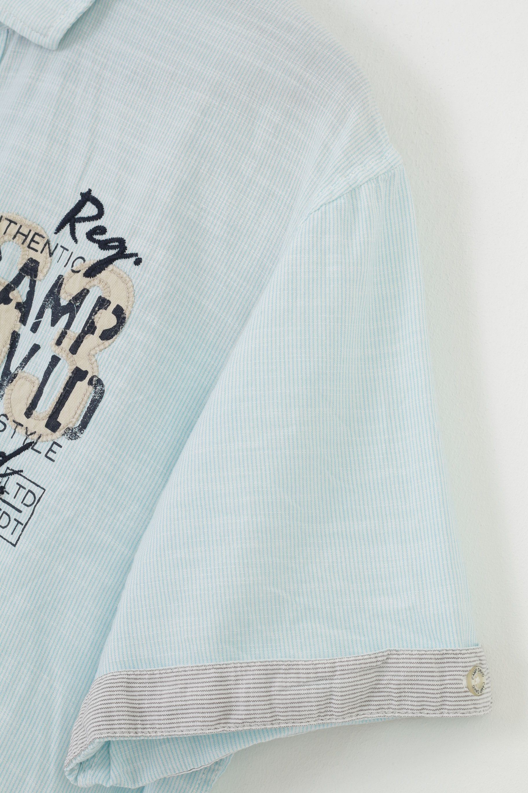 Camp David Camp David Men L Casual Shirt Regular Fit Blue 10290 Size US L / EU 52-54 / 3 - 5 Thumbnail