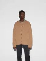 Gucci o1loc1c1125 798597 Rib Stitch Cardigan With Embroidery Camel Size US S / EU 44-46 / 1 - 3 Thumbnail