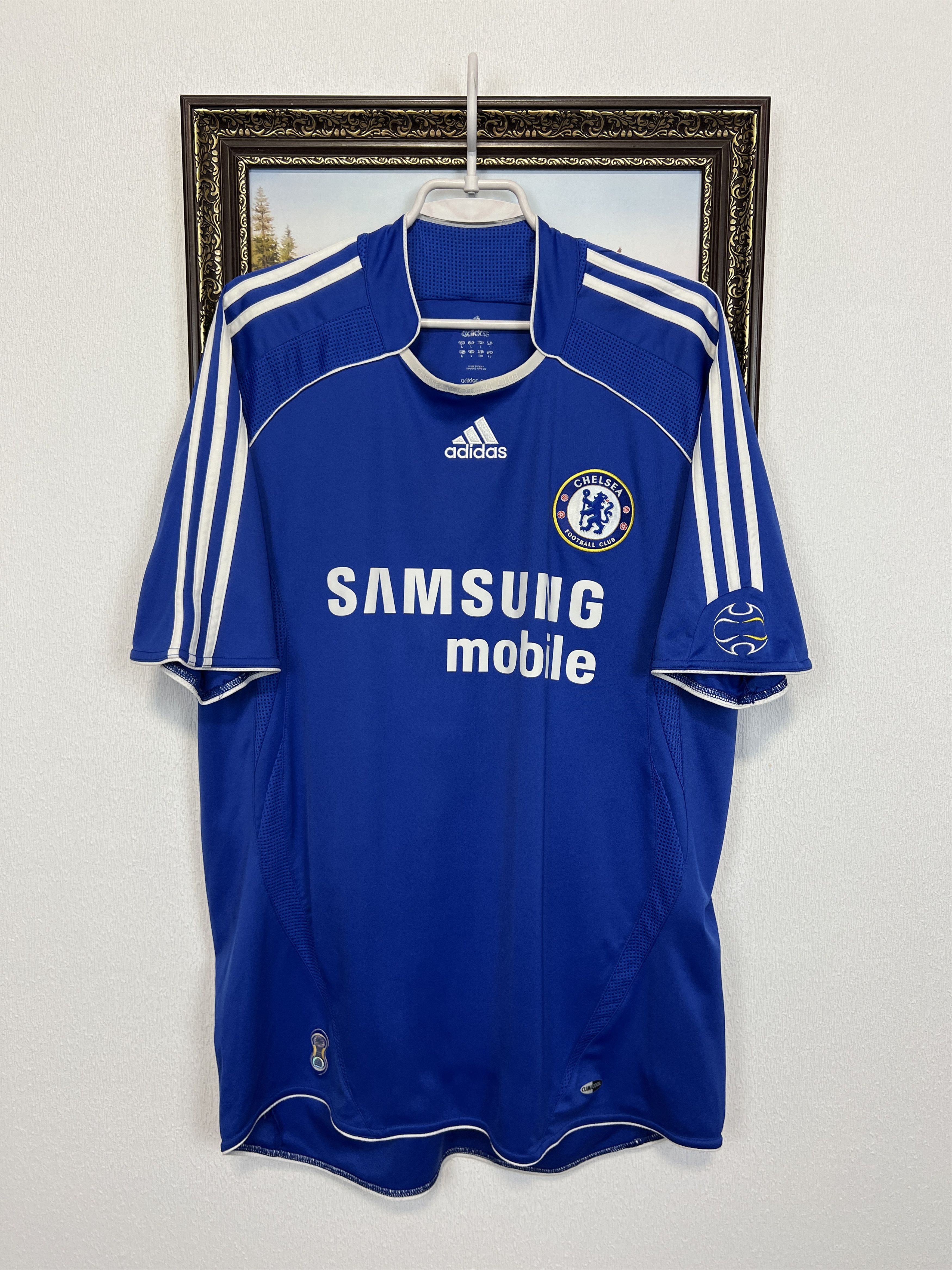 Adidas Chelsea Home football shirt 2006 Soccer Adidas Jersey Trikot Size US L / EU 52-54 / 3 - 1 Thumbnail