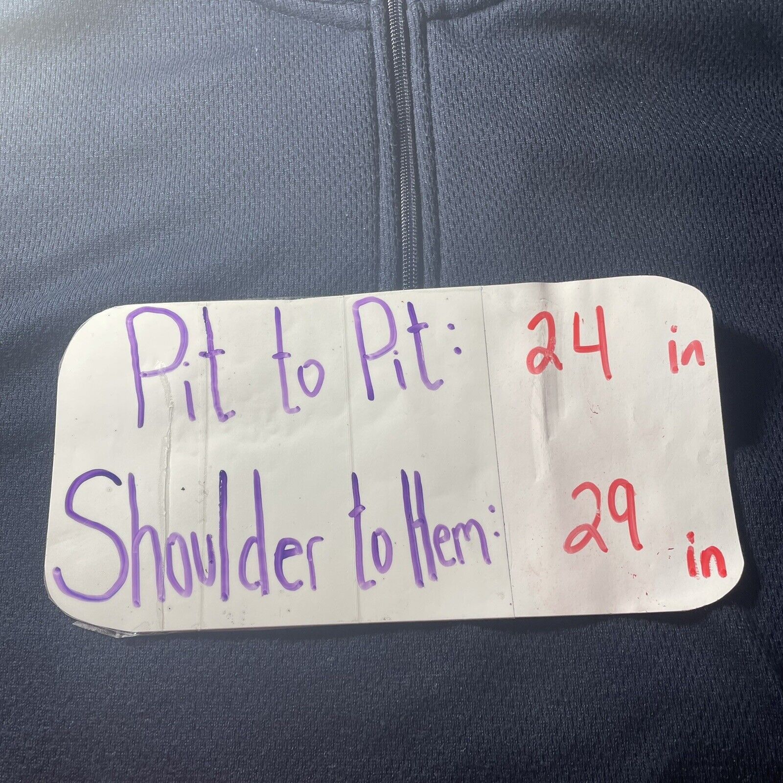 Roundtree & Yorke Roundtree & Yorke Medium 1/4 Zip Navy Blue Fleece Sweatshirt Size US M / EU 48-50 / 2 - 9 Thumbnail