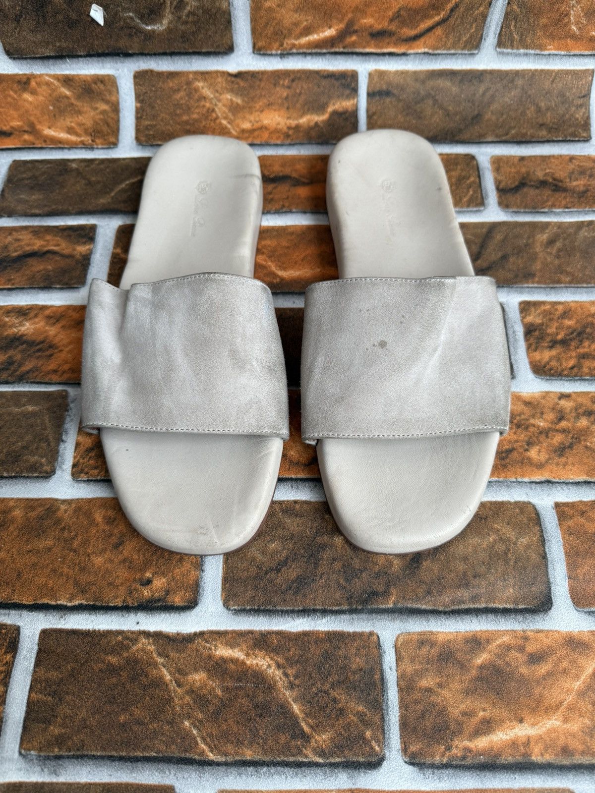 Loro Piana Suede Lp Sandals Size US 10 / EU 43 - 2 Thumbnail