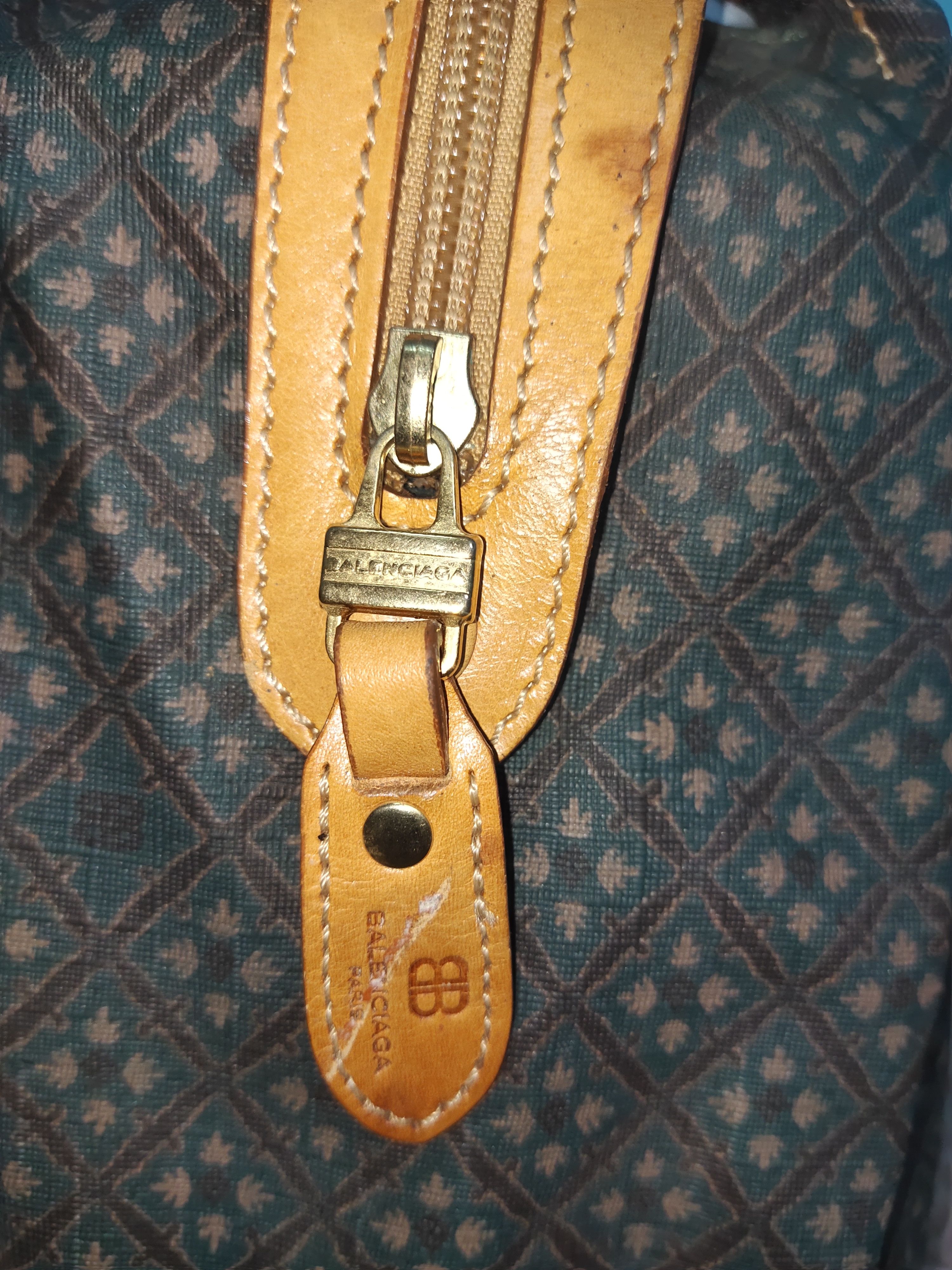 Balenciaga × Vintage Vintage 90s Balenciaga BB Travel Bag Size ONE SIZE - 9 Thumbnail