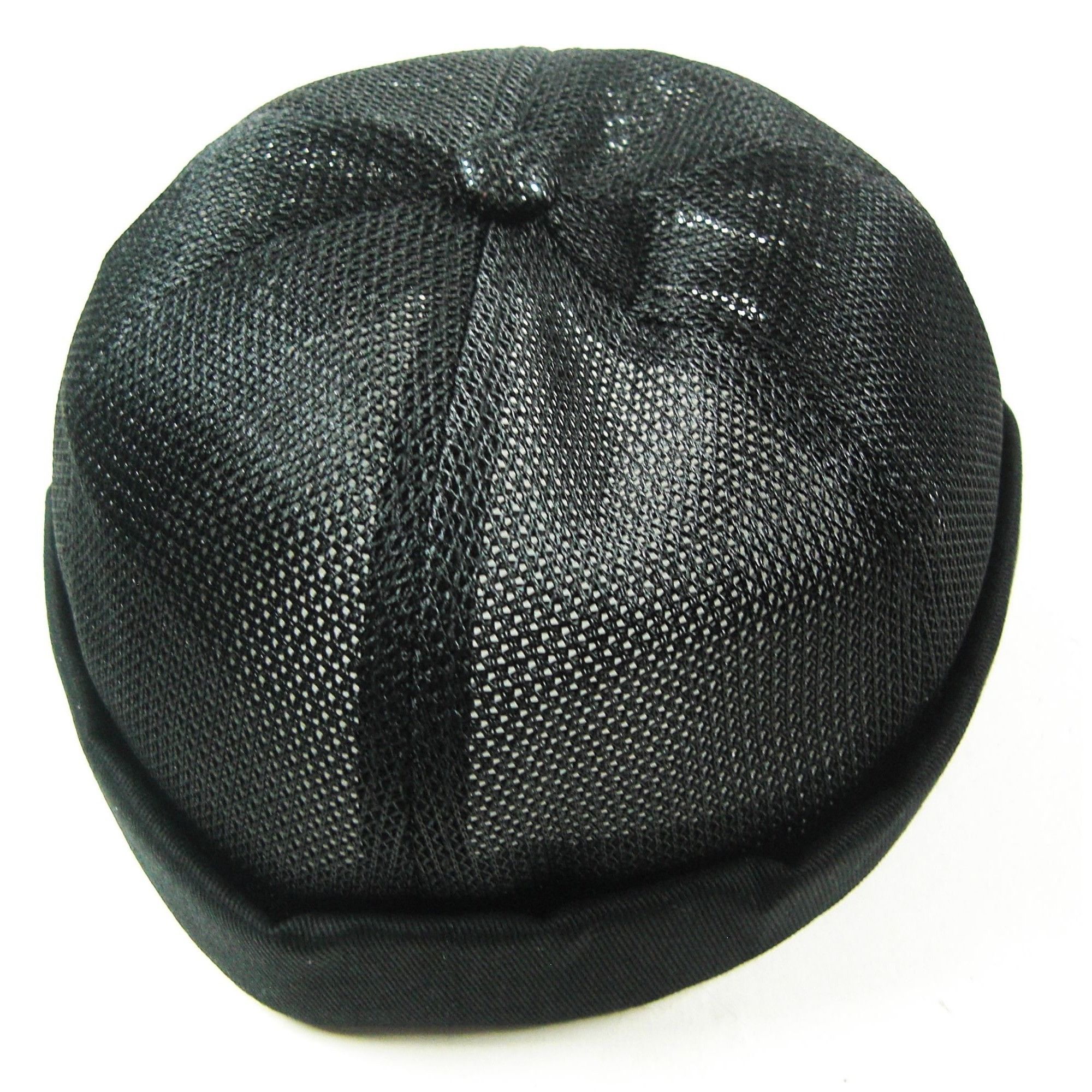 Other Round Mesh Black Bucket Beanie Ball Cap Hat One Size Size ONE SIZE - 1 Thumbnail
