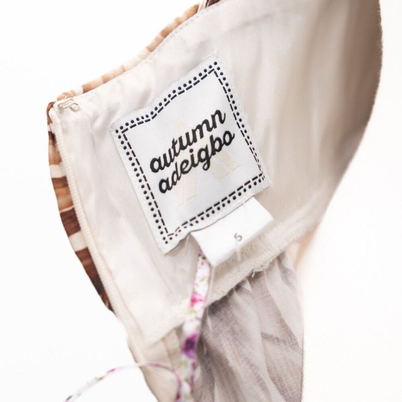 Designer Autumn Adeigbo. Karina Jumpsuit. Size 28" / US 6 / IT 42 - 4 Thumbnail