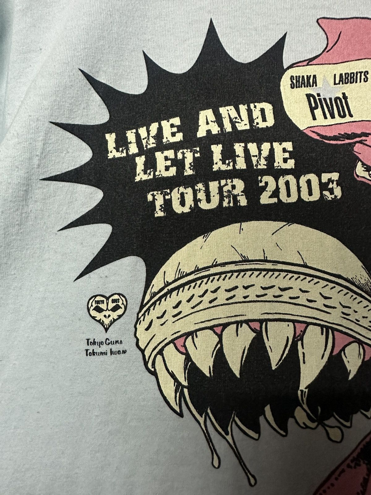 Band Tees × Vintage Vintage Shaka Labbits Rock Band Japan Tee Size US L / EU 52-54 / 3 - 3 Thumbnail