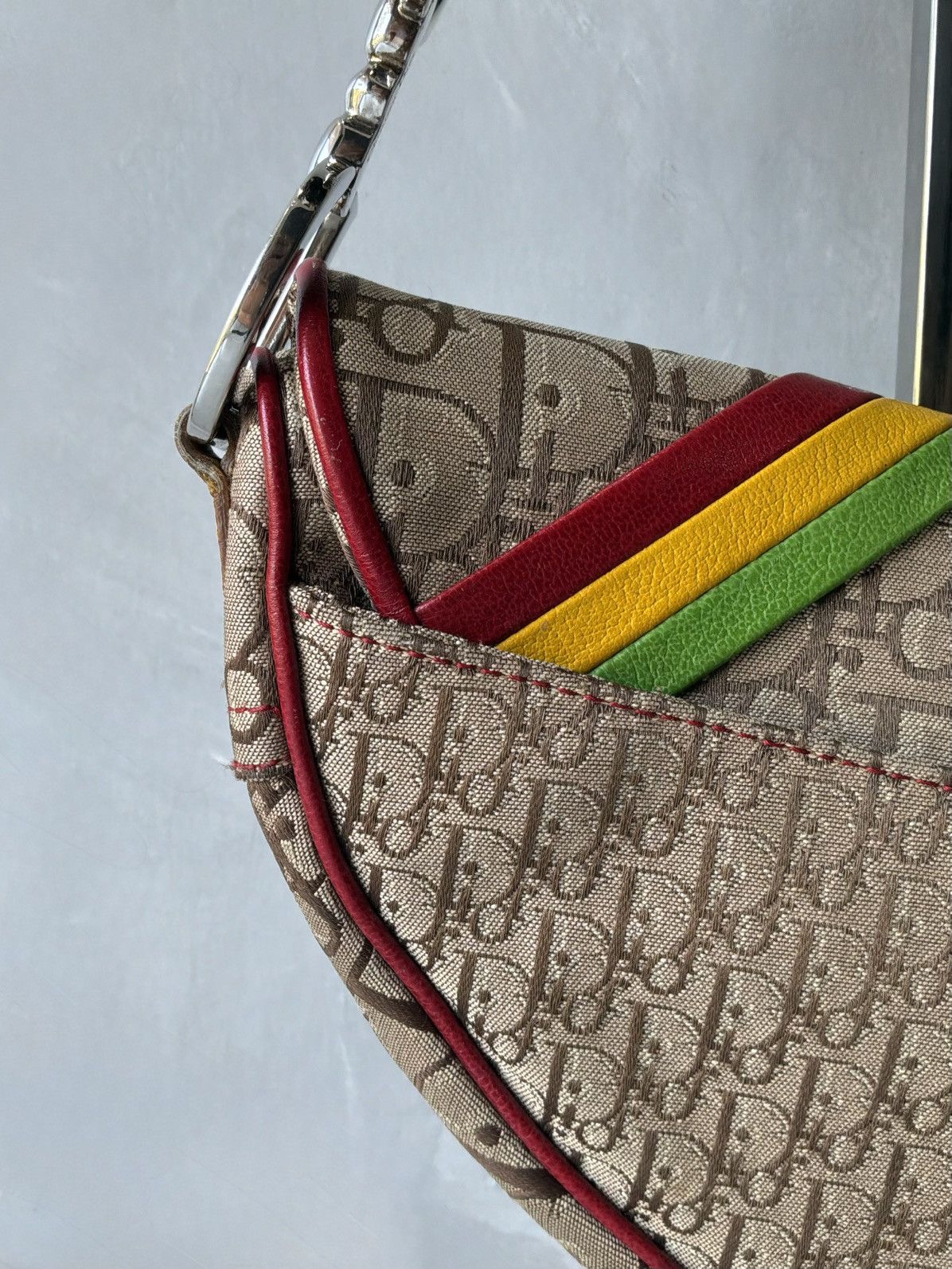 Dior Dior - Galliano Era - Rasta Saddle Bag Size ONE SIZE - 15 Thumbnail