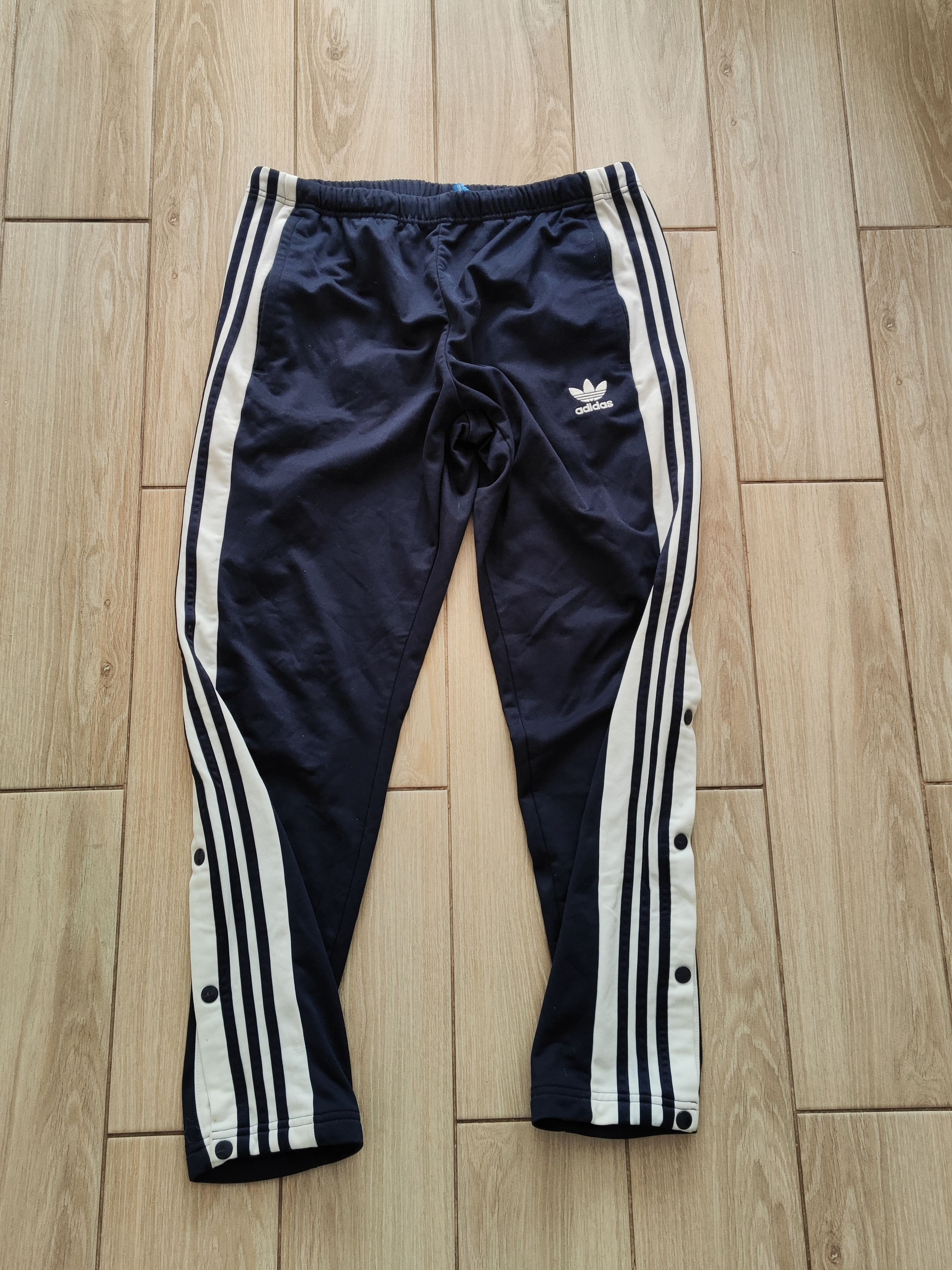 Adidas × Kim Kardashian × Vintage adidas Originals Adibreak Track Pants Black/White Size US 40 / EU 56 - 8 Thumbnail