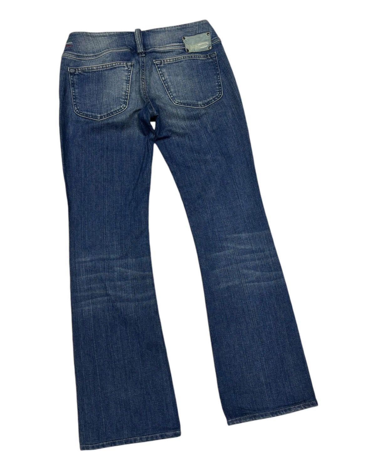 Diesel Vintage Diesel Flap Denim Flare Jeans Size 27" / US 4 / IT 40 - 4 Thumbnail