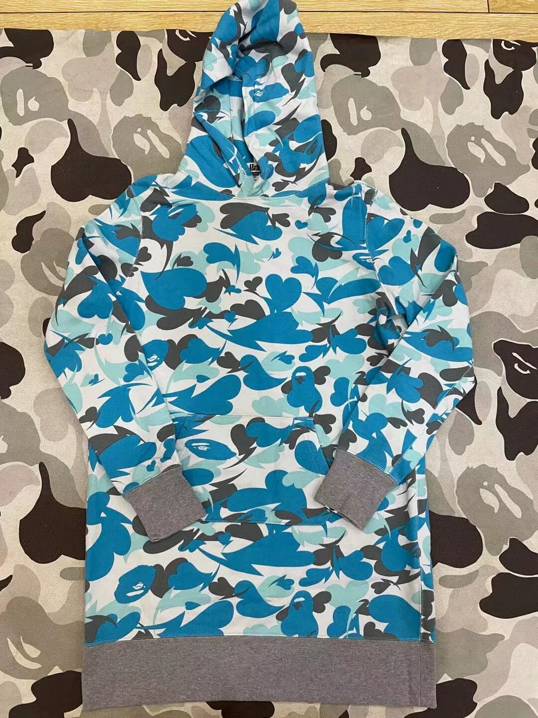 Bape Bape Blue Shark Sweatshirt Pullover Size US S / EU 44-46 / 1 - 1 Thumbnail