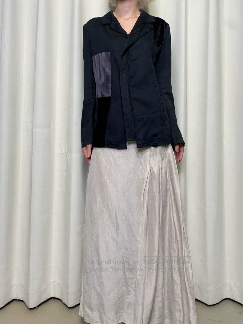 Yohji Yamamoto Yohji Yamamoto Medieval patched velvet blazer jacket Size US M / EU 48-50 / 2 - 2 Thumbnail