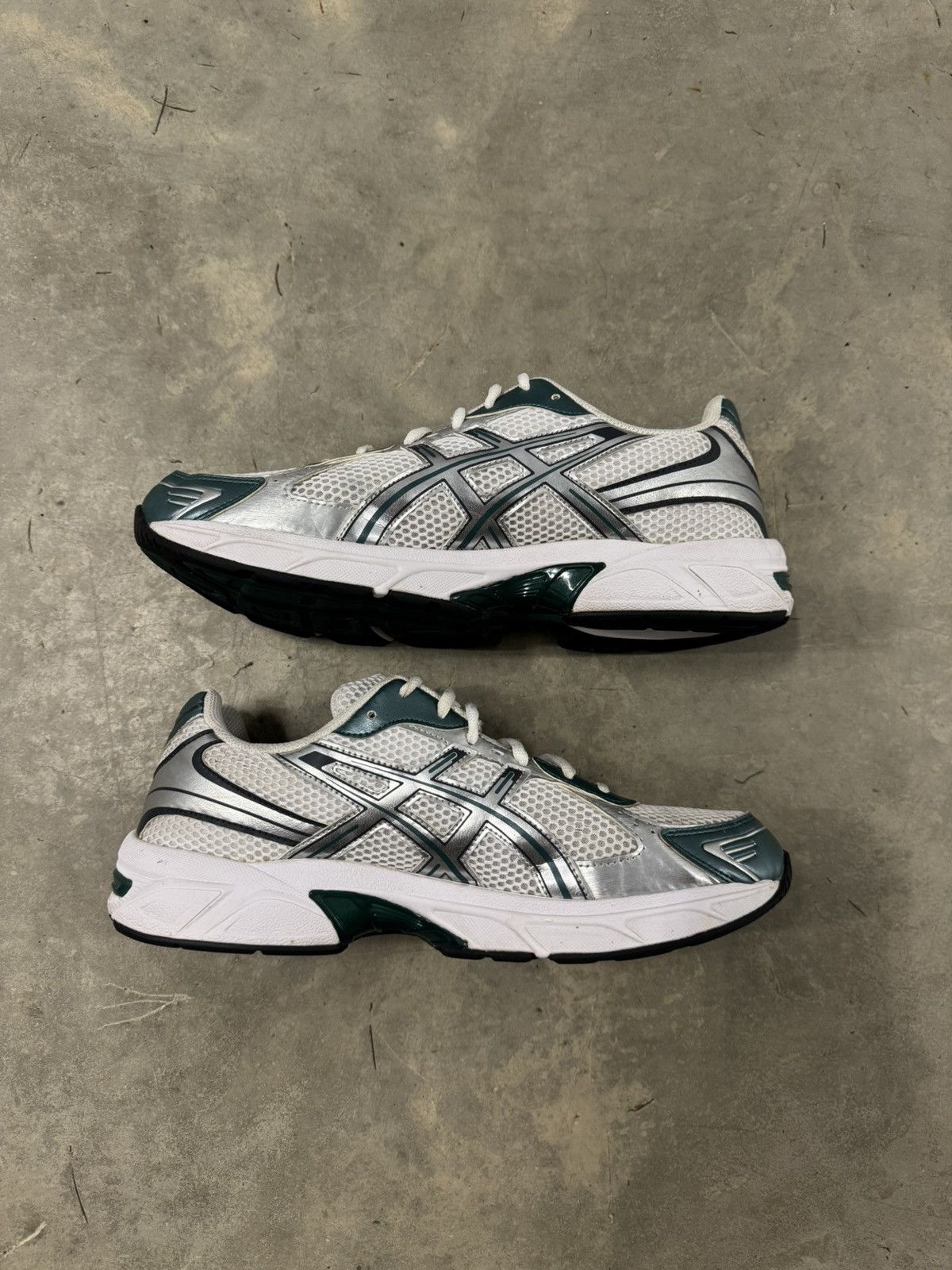 Asics Asics Gel 1130 White Emerald Green Size 11.5 Size US 11.5 / EU 44-45 - 3 Thumbnail