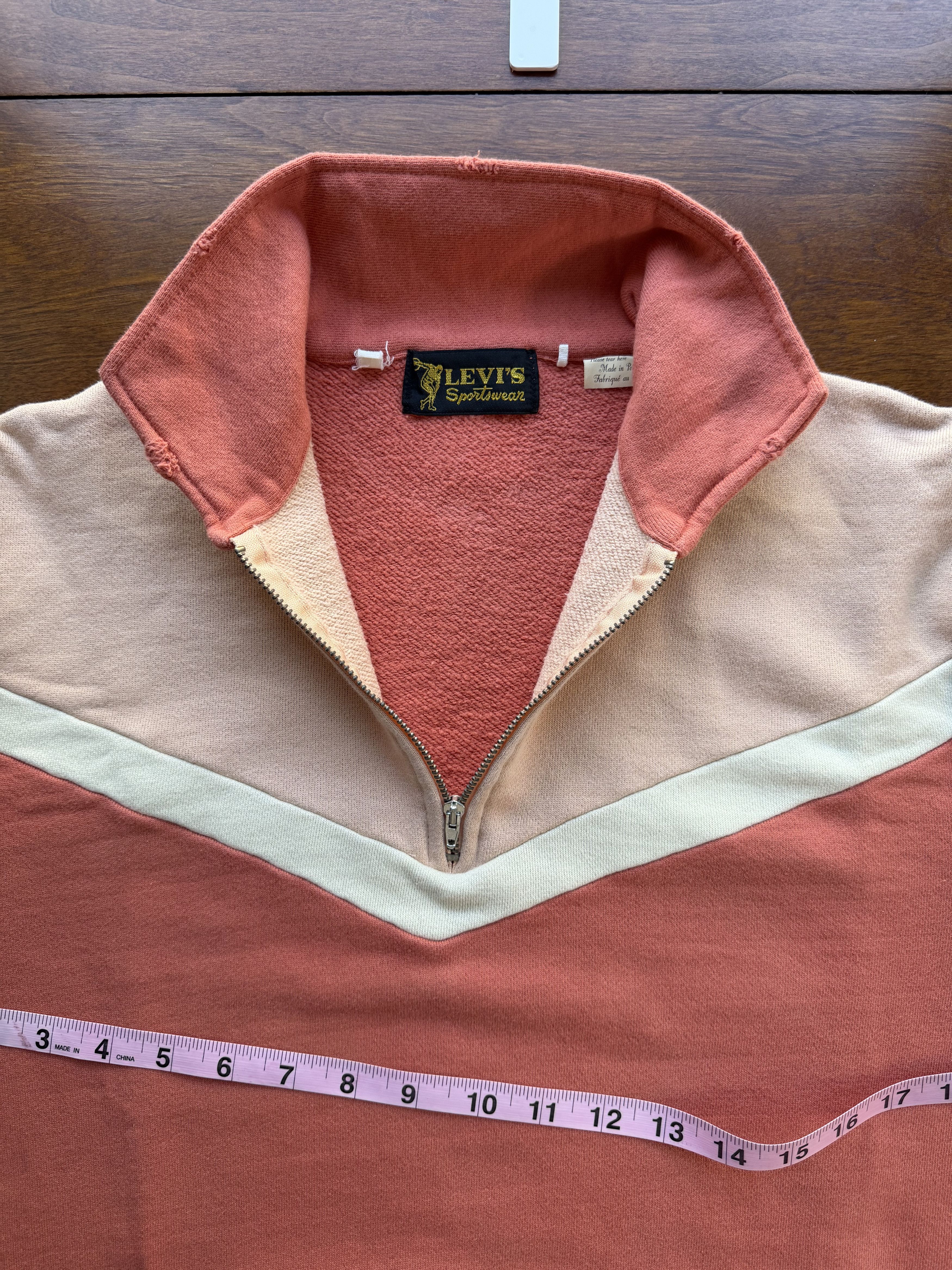 Levi's Vintage Clothing Levi's Vintage Clothing LVC Sportswear RARE SAMPLE M 3/4 Zip Size US M / EU 48-50 / 2 - 16 Thumbnail