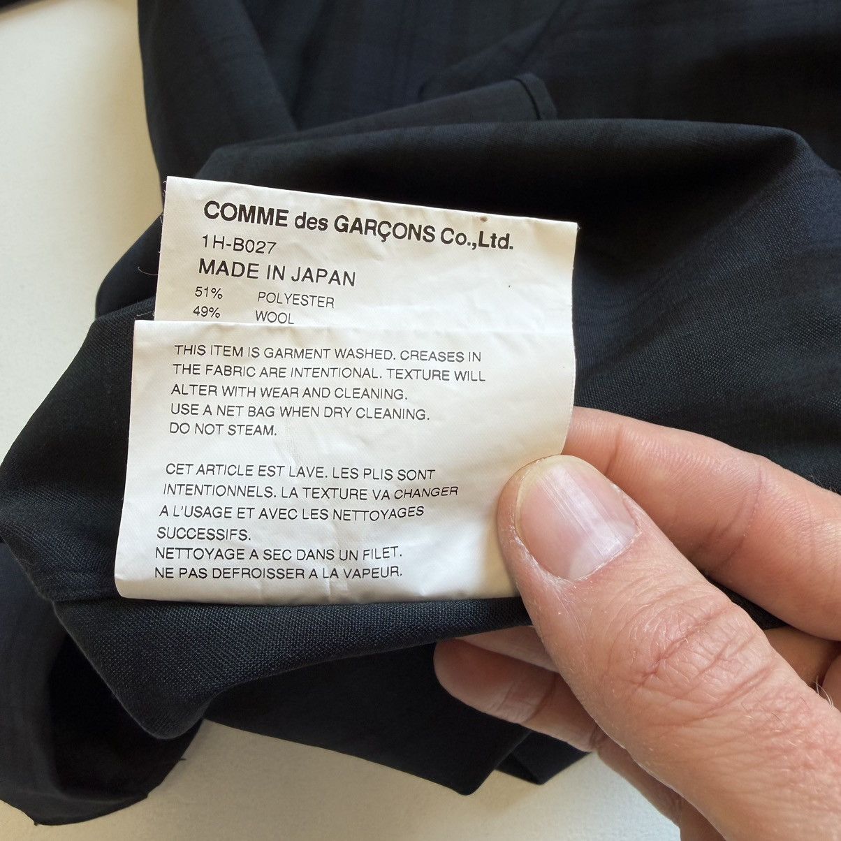 Comme des Garcons A/W 22 Over Dyed Tartan Check Shirt Size US M / EU 48-50 / 2 - 11 Thumbnail