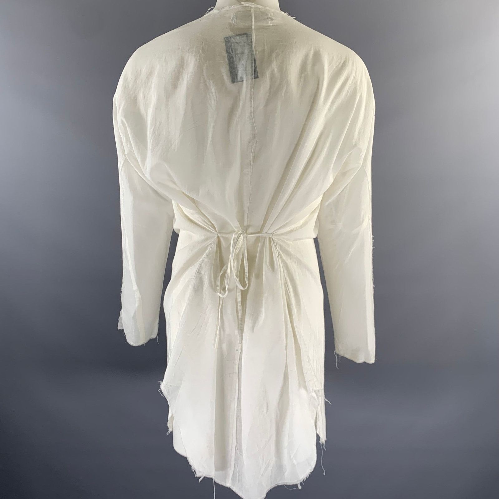Other ASKYY TOKYO Size M White Silk Blend Long Sleeve Shirt Size US M / EU 48-50 / 2 - 4 Thumbnail