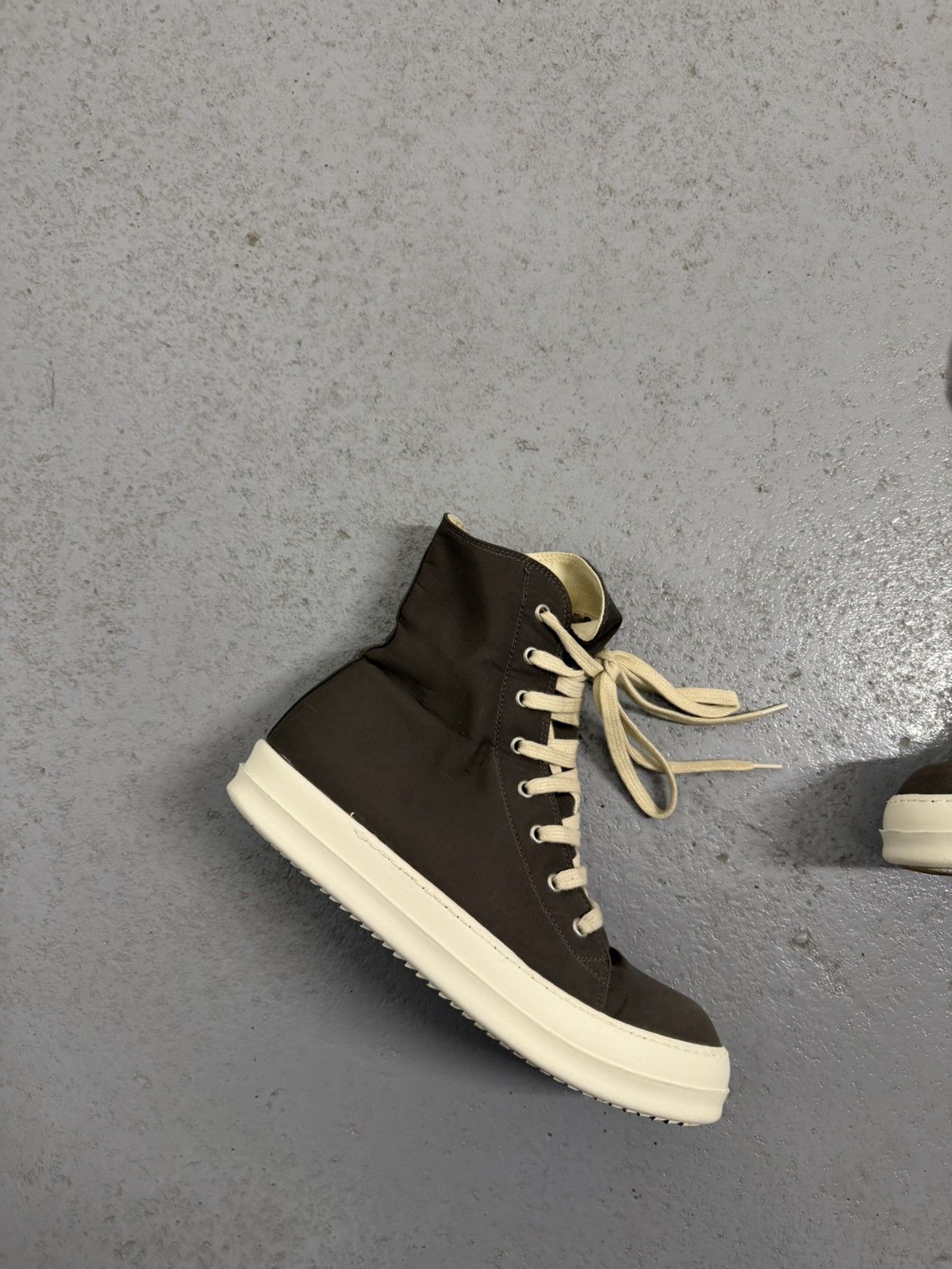 Rick Owens Drkshdw Rick Owens Drkshdw Vegan Ramones High Sneakers Size US 7 / EU 40 - 3 Thumbnail