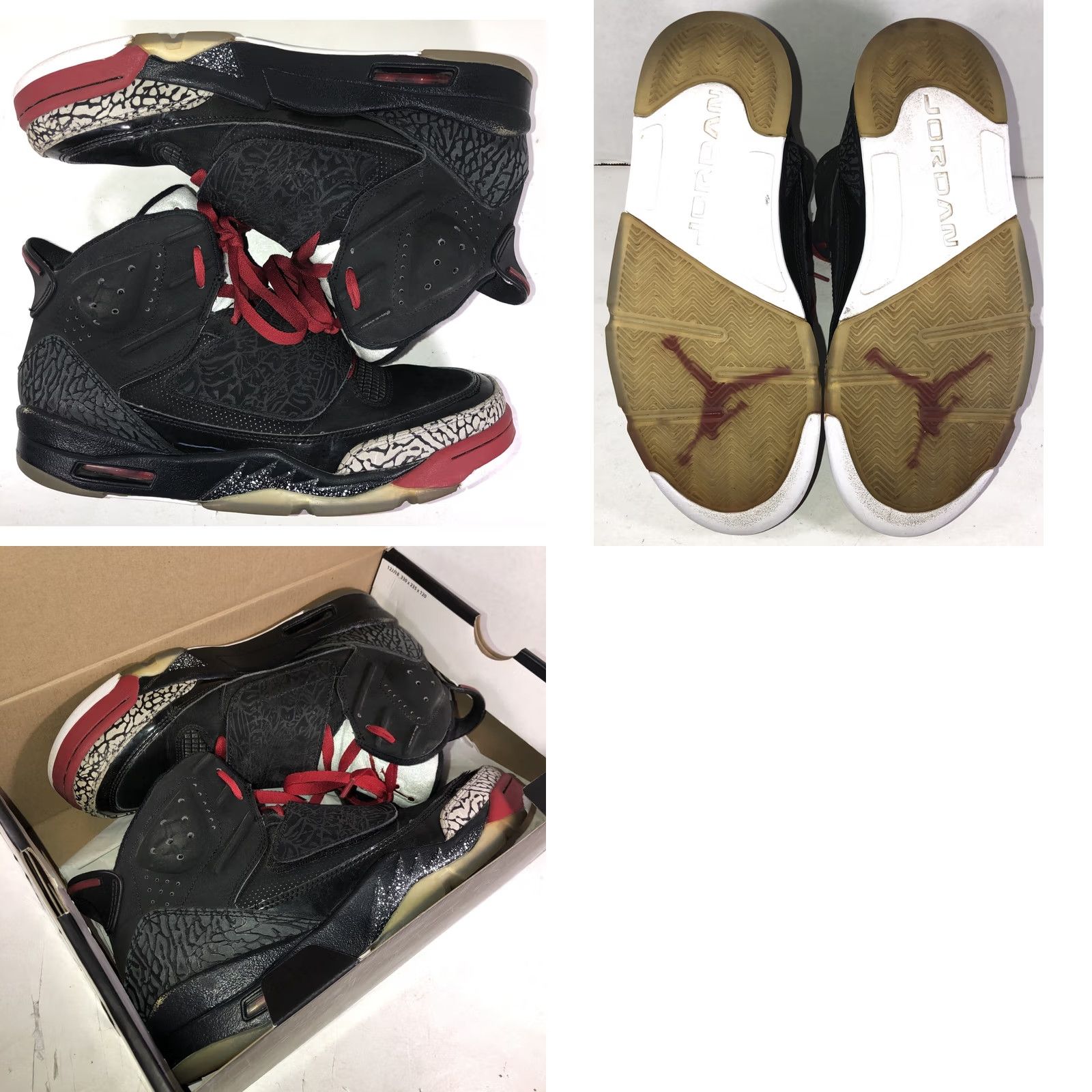 Nike Nike Air Jordan Son of Mars Sneaker Men Size 9 High Top Black Red Gray 512245-001 Size US 8 / EU 41 - 8 Thumbnail