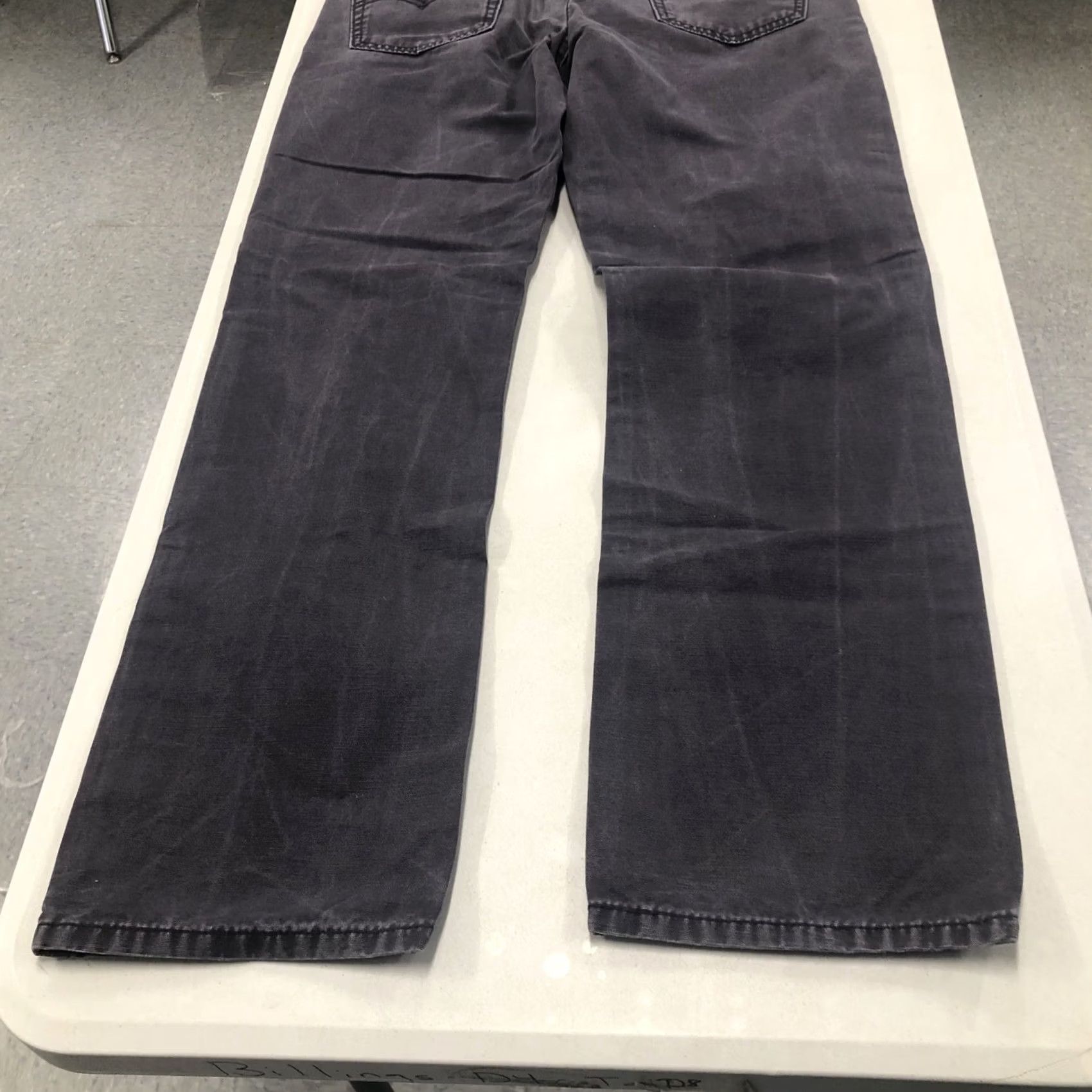 Levi's Levi's 514 Jeans Straight Denim Zip Fly 34x31 Dark Gray Black 5-Pocket Men Adult Regular Size US 34 / EU 50 - 5 Thumbnail