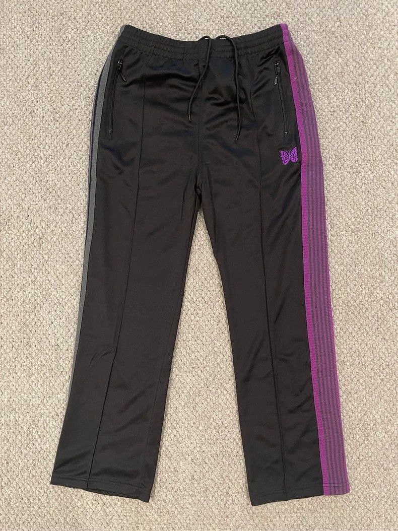Needles Needles Black Butterfly Embroidered Sweatpants - dmc Size US 28 / EU 44 - 1 Thumbnail