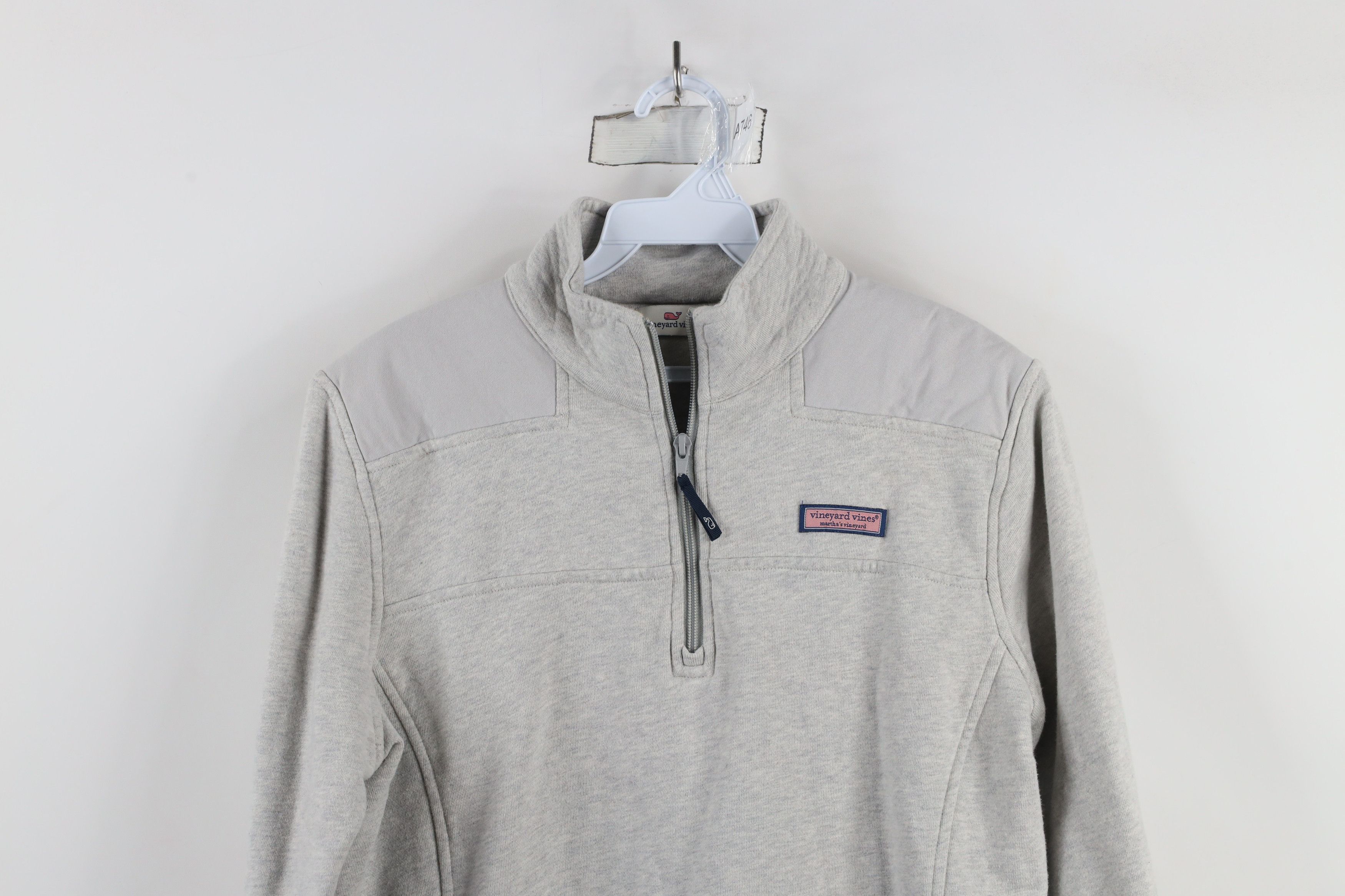 Vineyard Vines × Vintage Vineyard Vines Dreamcloth Half Zip Pullover Sweatshirt Gray Size XL / US 12-14 / IT 48-50 - 2 Thumbnail
