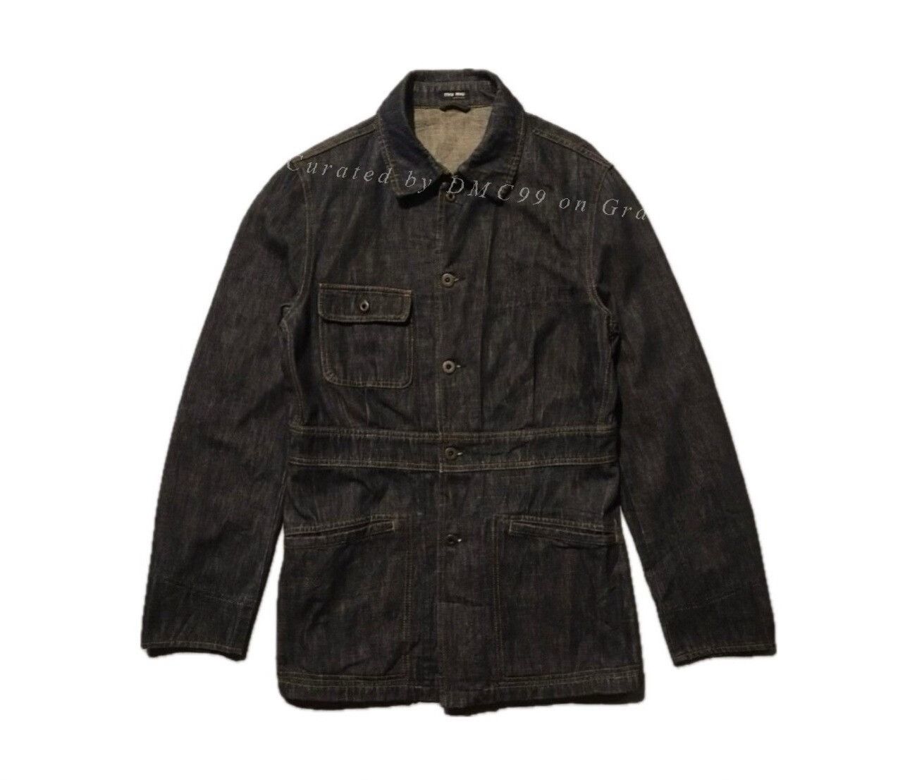 Miu Miu Miumiu 2001AW Denim Coverall Jacket Size US M / EU 48-50 / 2 - 1 Thumbnail