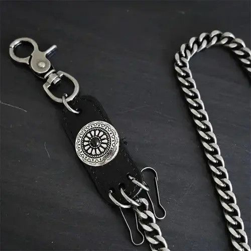 Other Leather Skull Metal Casual Wild Chain For Pant Size ONE SIZE - 3 Thumbnail