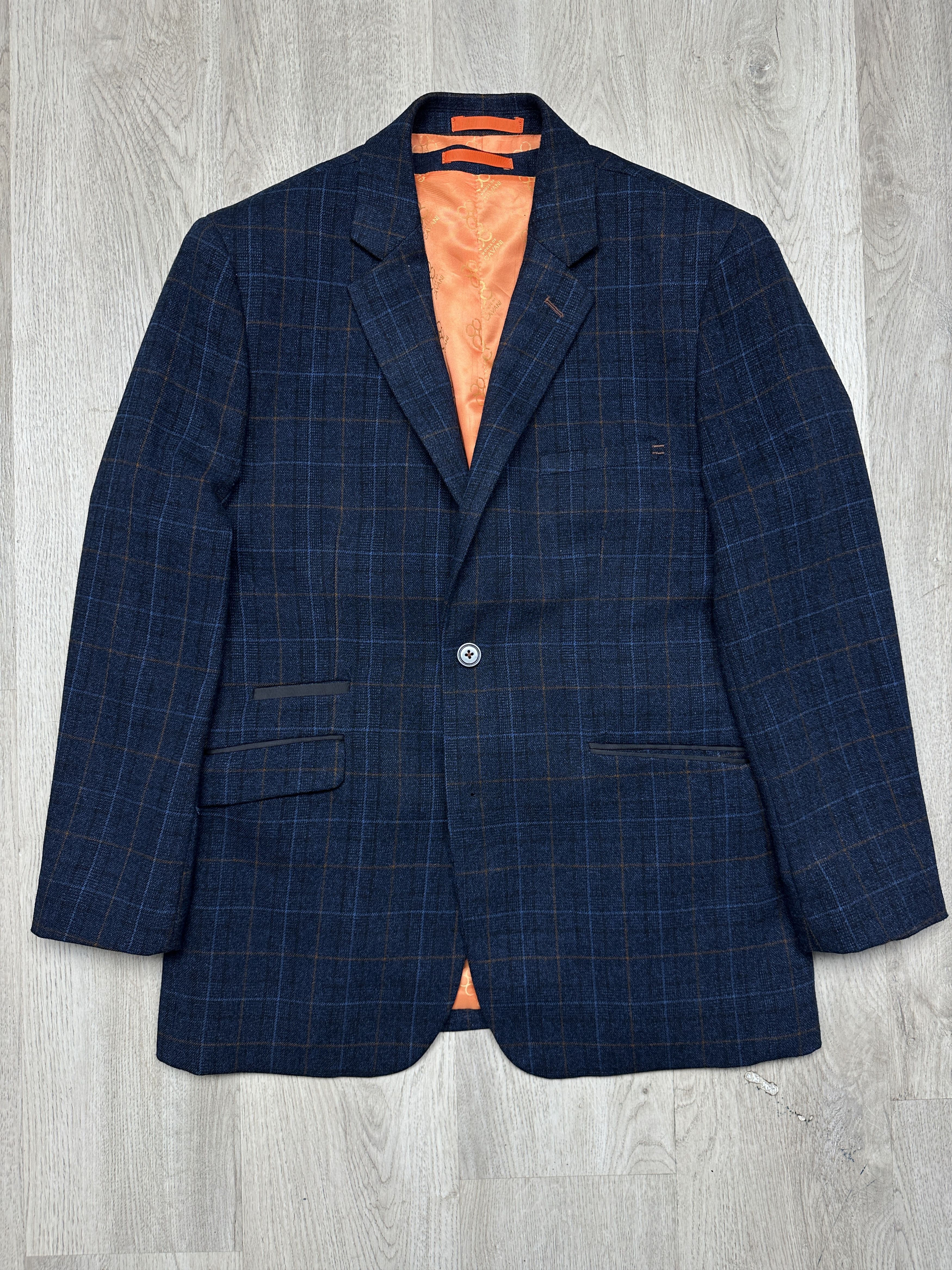Other Cavani Mens 3 Piece Suit Blazer + Vest + Pants Size 40R - 4 Thumbnail