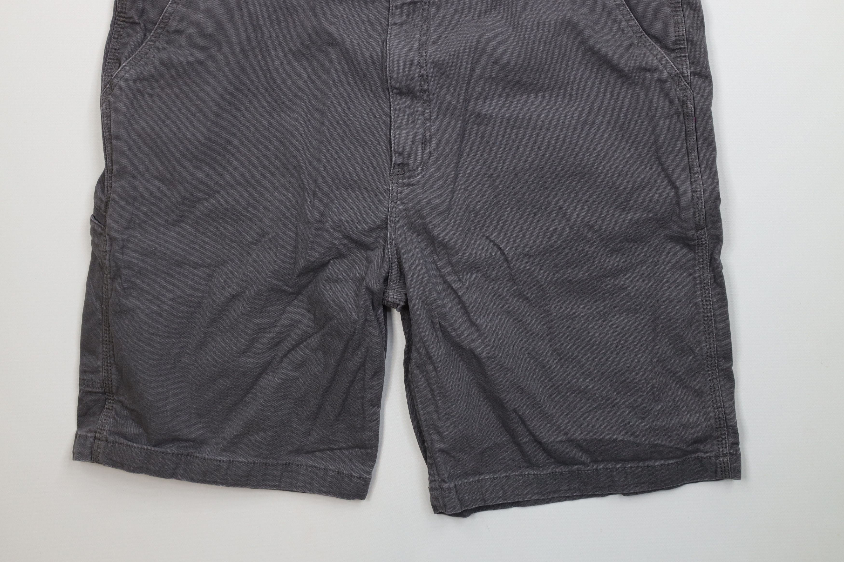 Carhartt Vintage Y2K Carhartt Relaxed Fit Stretch Canvas Shorts Gray Size US 42 / EU 58 - 4 Thumbnail