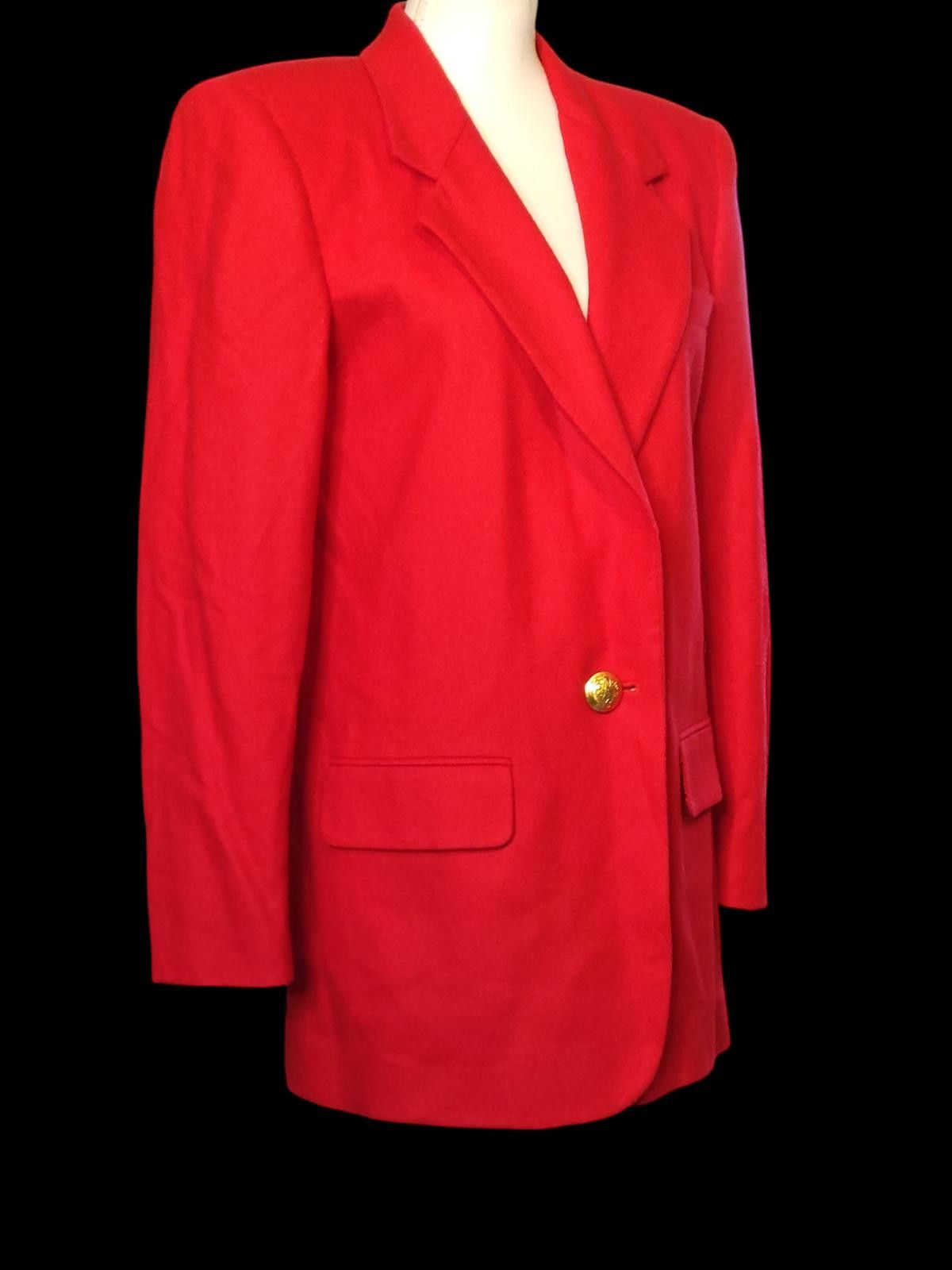 Unknown London Women's Red Single-Button Blazer Size M / US 6-8 / IT 42-44 - 4 Thumbnail
