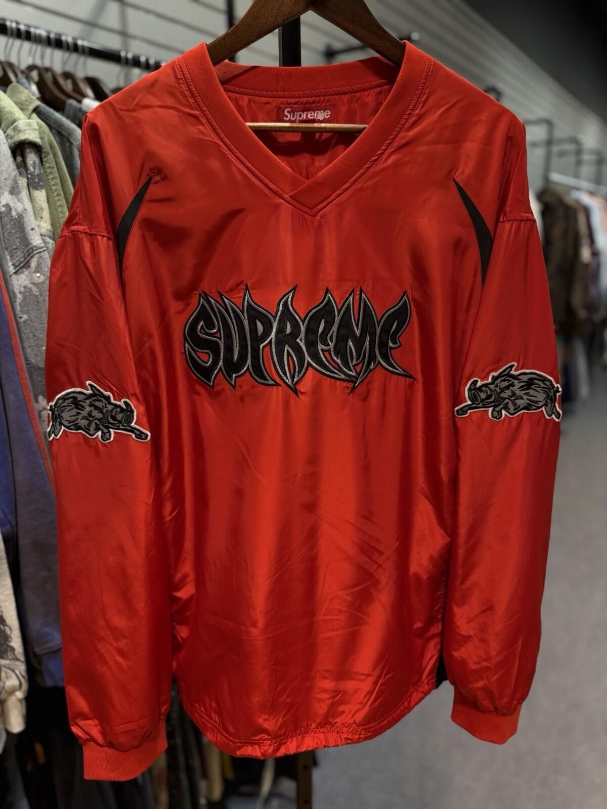 Supreme Supreme Warthog Warm Up Pullover Red XL Brand New Size US XL / EU 56 / 4 - 3 Thumbnail
