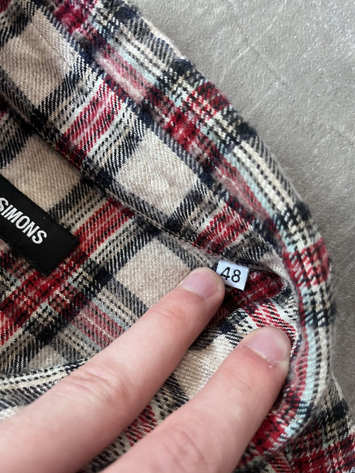 Raf Simons Raf Simons Flannel Shirt Jacket check wool sample Size US M / EU 48-50 / 2 - 9 Thumbnail
