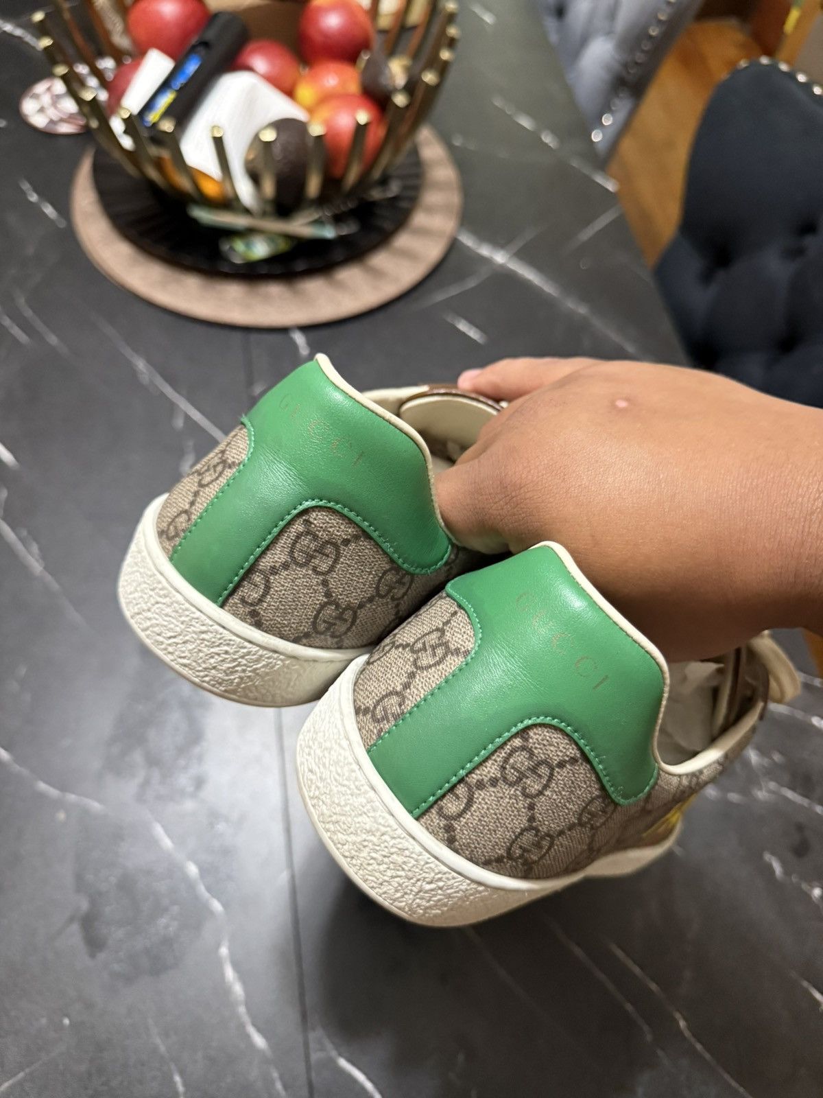 Gucci Gucci Not Fake Ace Sneakers Size 11 G / 12 US 45 EU Size US 12 / EU 45 - 13 Thumbnail
