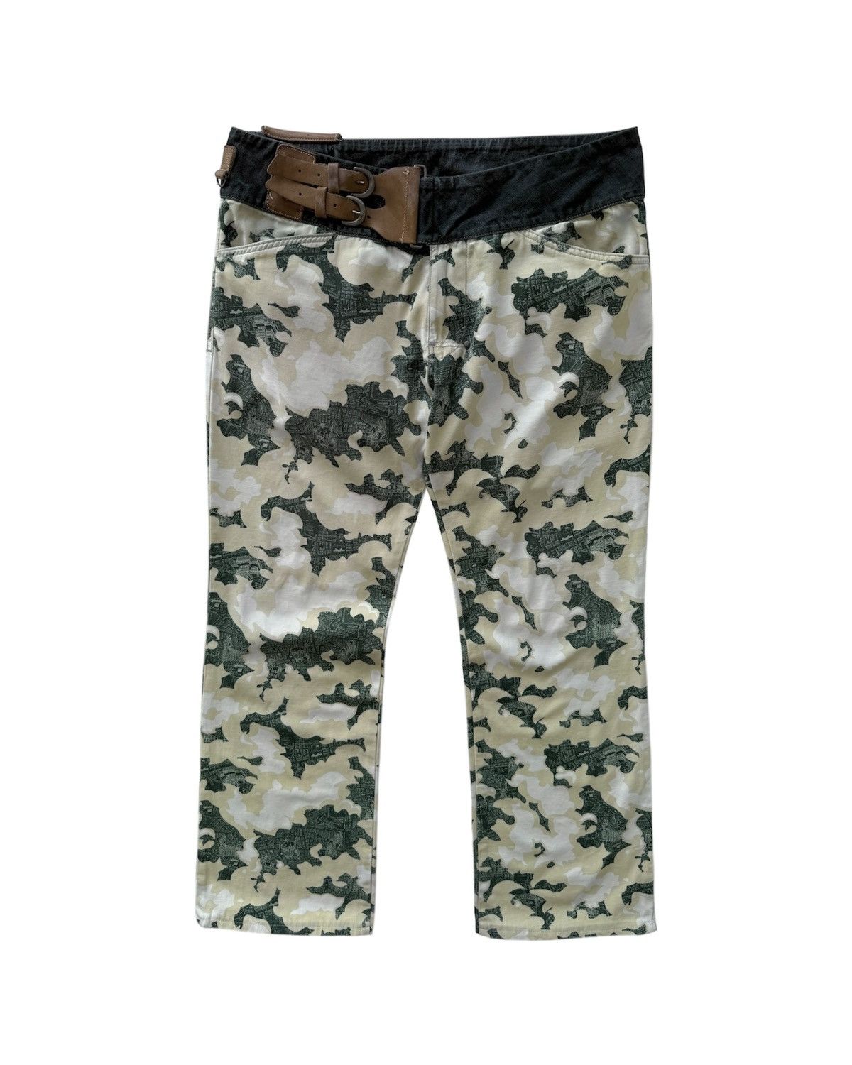 Diesel DIESEL FLARE CAMO PANTS🇮🇹 Size US 33 - 1 Thumbnail