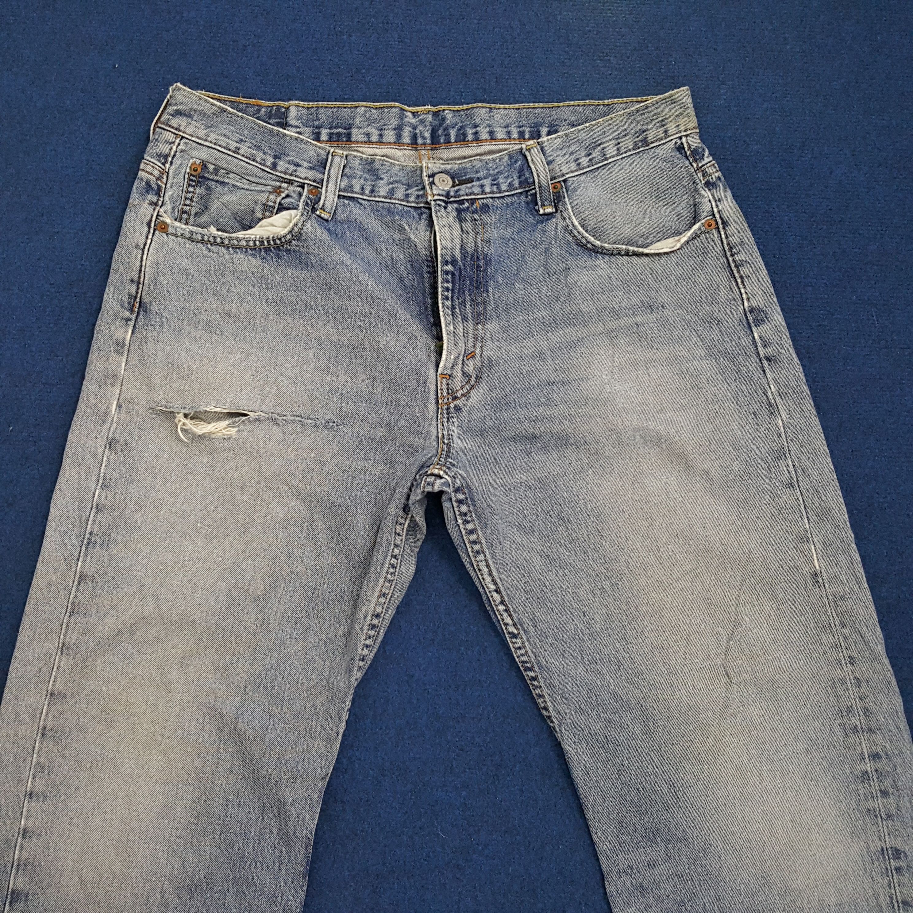 Levi's × Vintage Vintage Levi's Straight Cut Denim Jeans Size US 36 / EU 52 - 4 Thumbnail