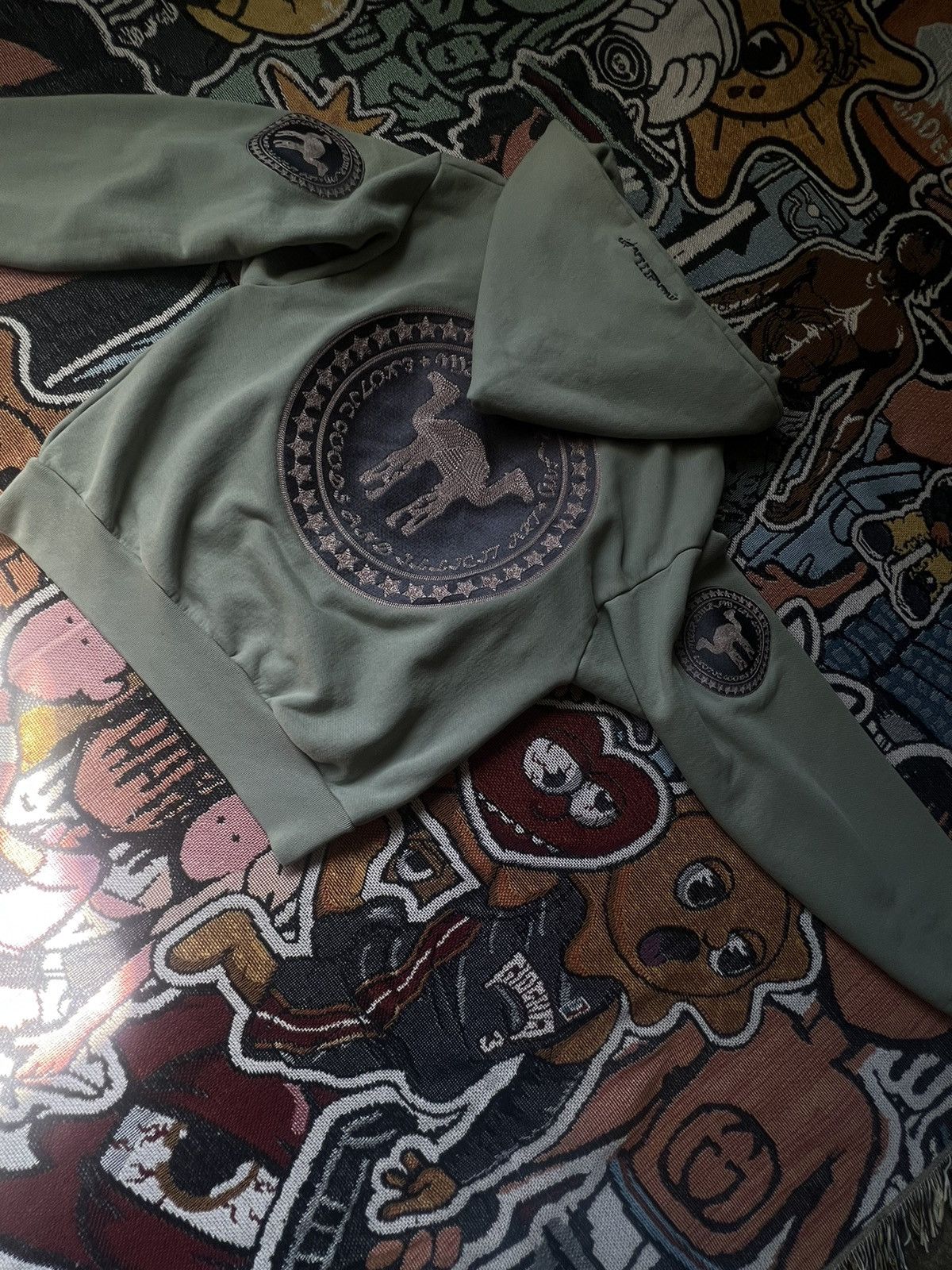 murd333r.fm Murd333r.Fm ‘ 🌐 Sage 🌐‘ Swamp Angels Hoodie Size US S / EU 44-46 / 1 - 12 Thumbnail
