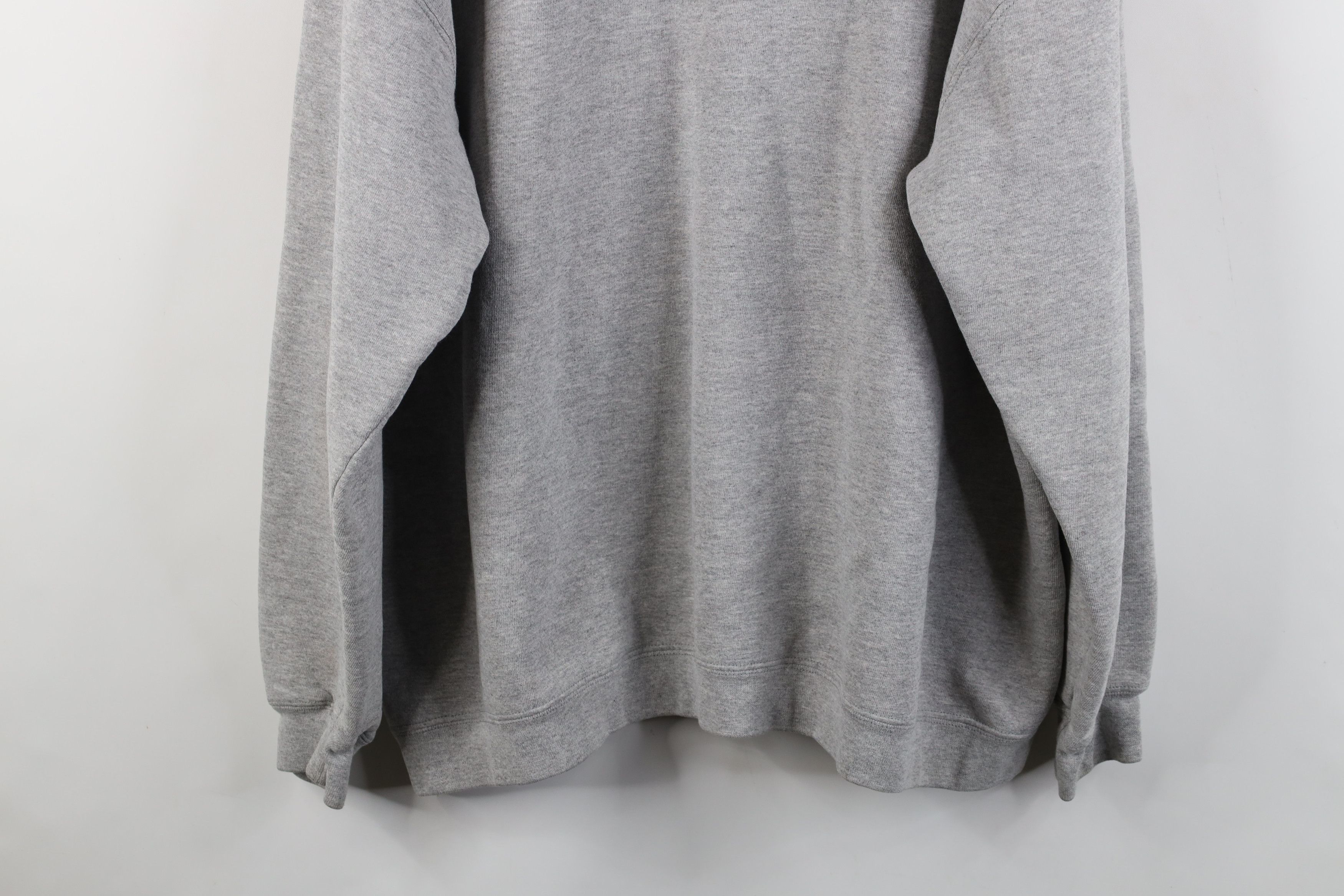 Adidas Vintage 90s Y2K Adidas Logo Heavyweight Hoodie Gray USA Size US XXL / EU 58 / 5 - 13 Thumbnail