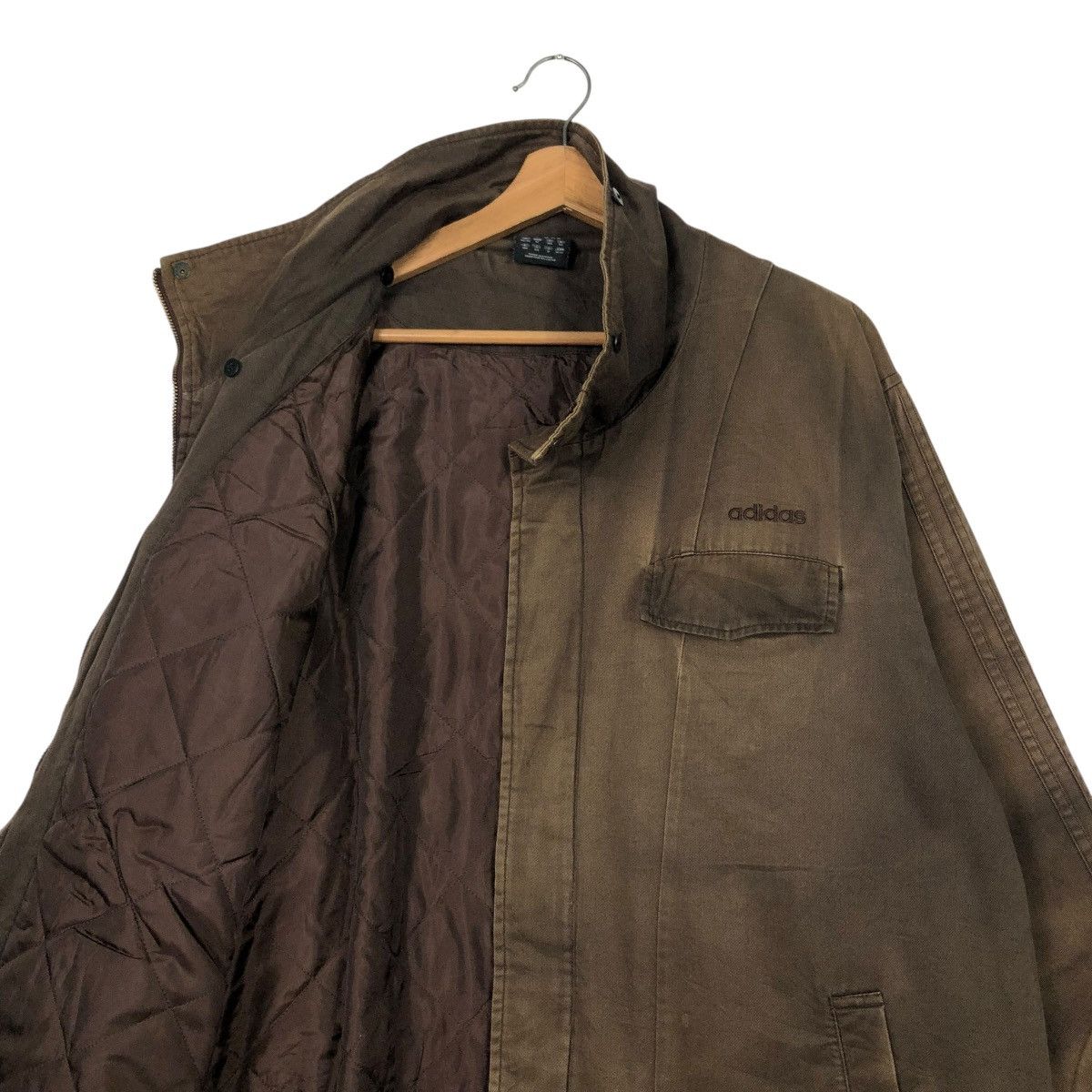 Adidas 🔥VINTAGE CHORE JACKET ADIDAS DETROIT DUCK CANVAS DISTRESSED Size US M / EU 48-50 / 2 - 14 Thumbnail