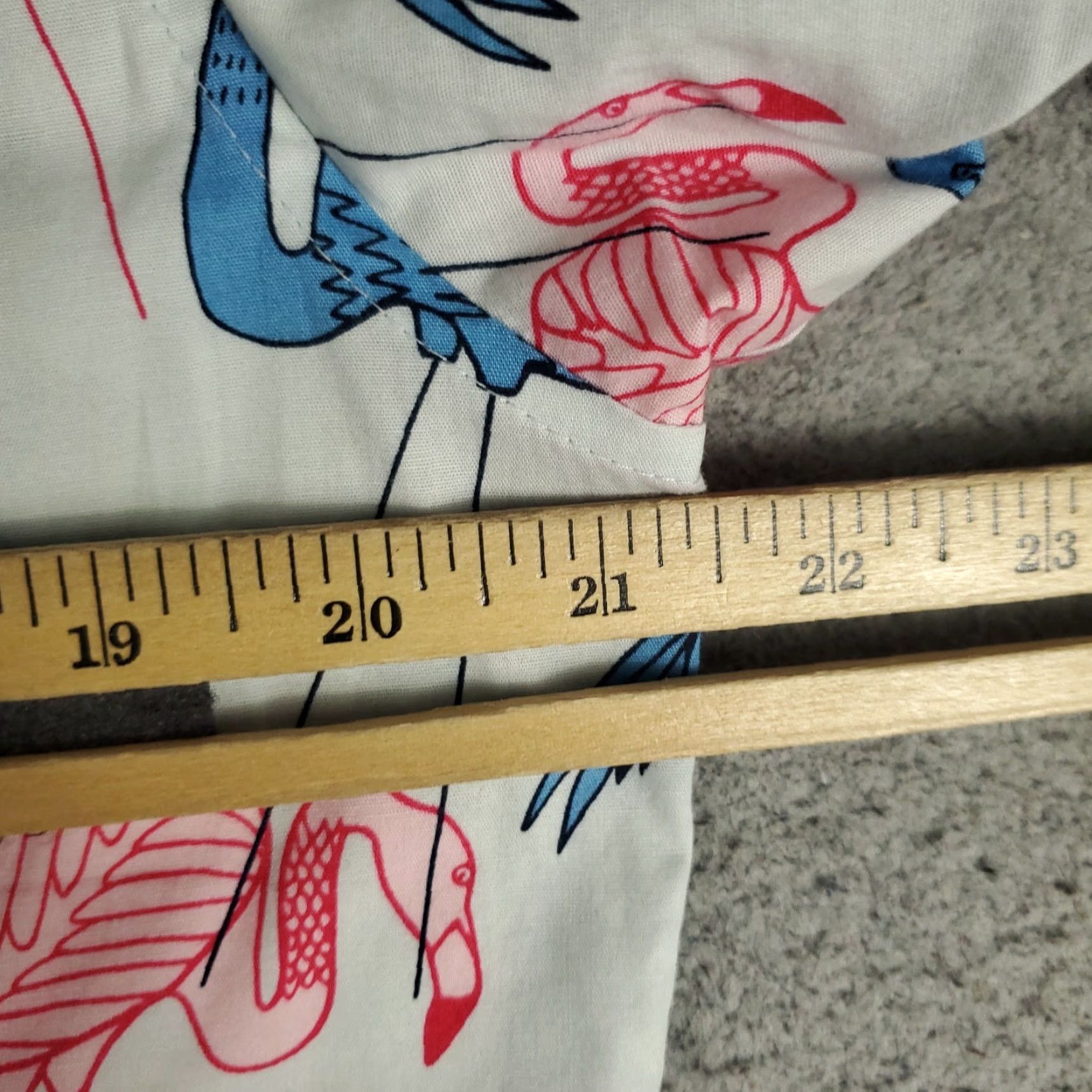Original Penguin Penguin Shirt Mens Size Medium Blue Pink Flamingos Casual Button Up Short Sleeve Size US M / EU 48-50 / 2 - 5 Thumbnail