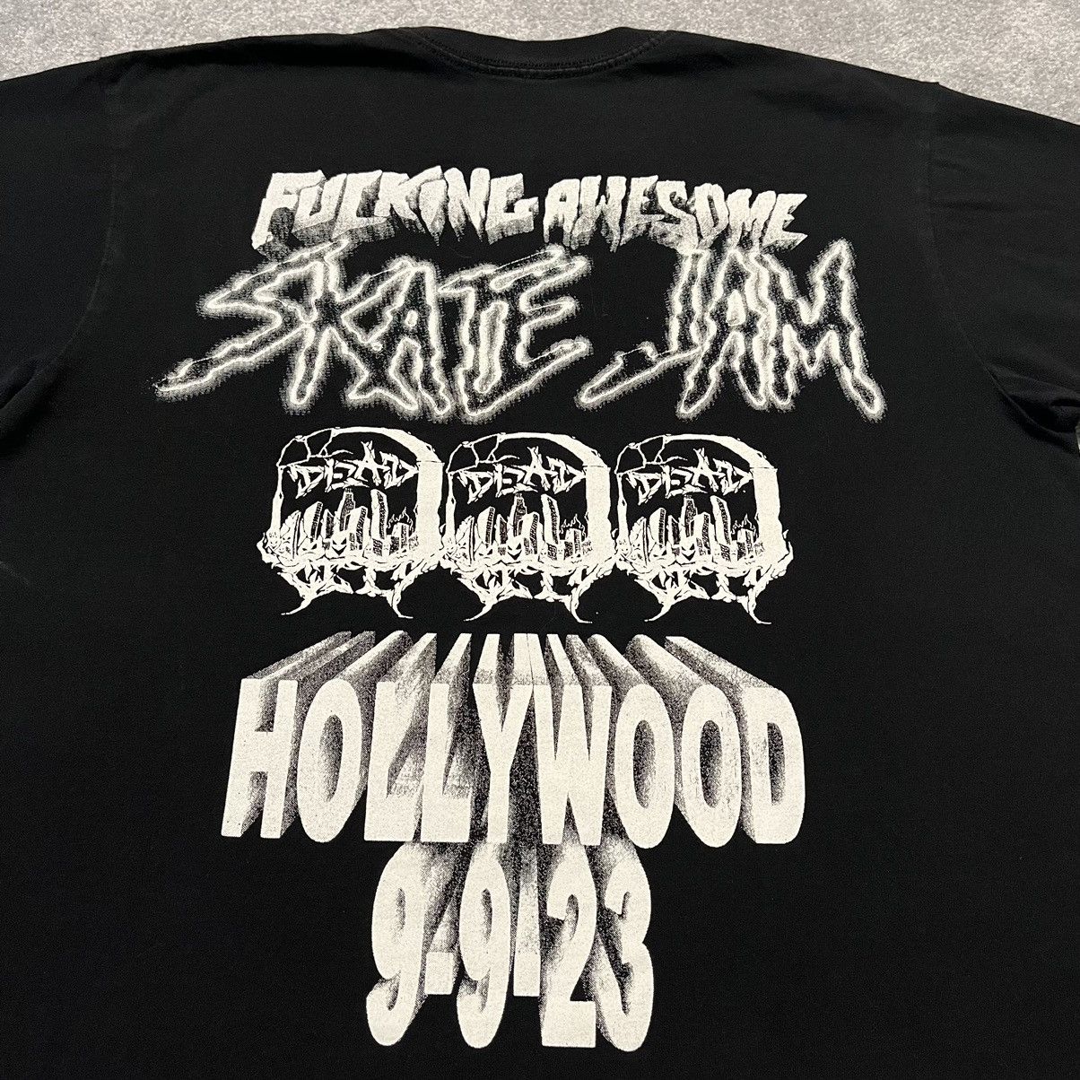 Fucking Awesome Rare Fucking Awesome Skate Jam II Hollywood 9/9 2023 T Shirt Size US L / EU 52-54 / 3 - 4 Thumbnail