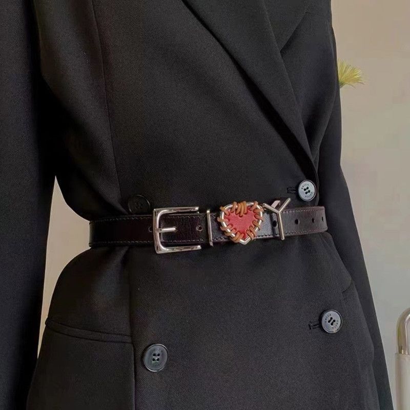 Designer × Vintage Red Heart Belt Size ONE SIZE - 1 Thumbnail