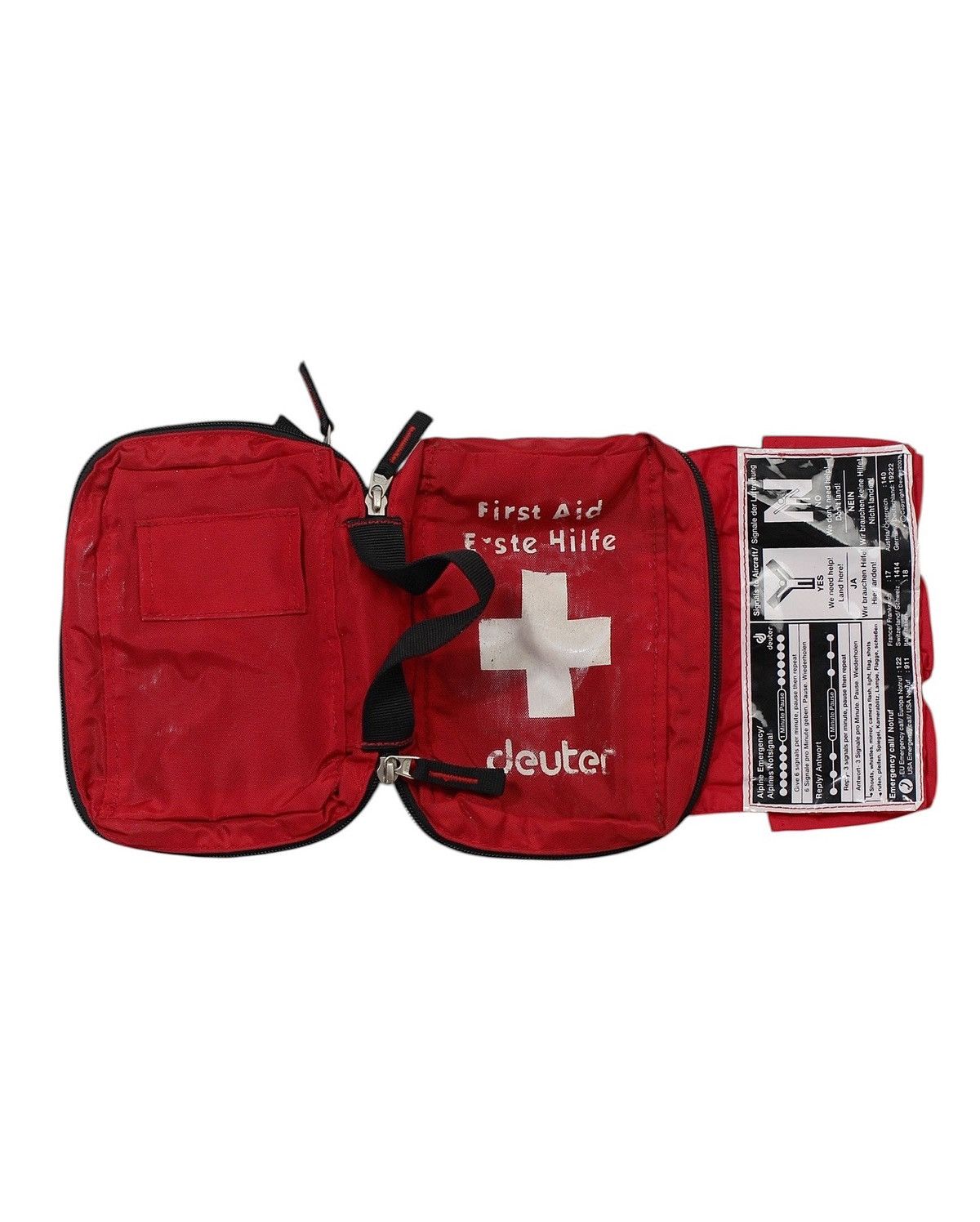 Vintage 2007 DEUTER FIRST AID KIT POUCH – ALPINE EMERGENCY GUIDE Size ONE SIZE - 2 Thumbnail