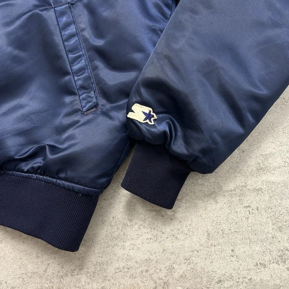 NFL × Starter × Vintage RARE SPELL OUT CHICAGO BEARS STARTER SATIN JACKET BOMBER Size US M / EU 48-50 / 2 - 5 Thumbnail