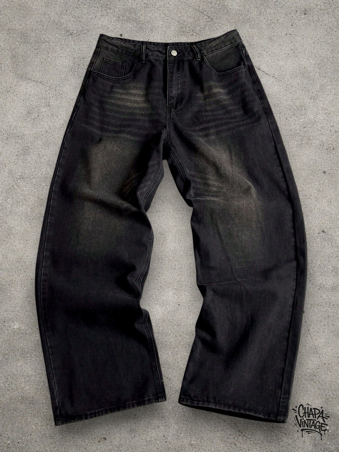 Japanese Brand Washed gray denim jeans Size US 32 / EU 48 - 1 Thumbnail