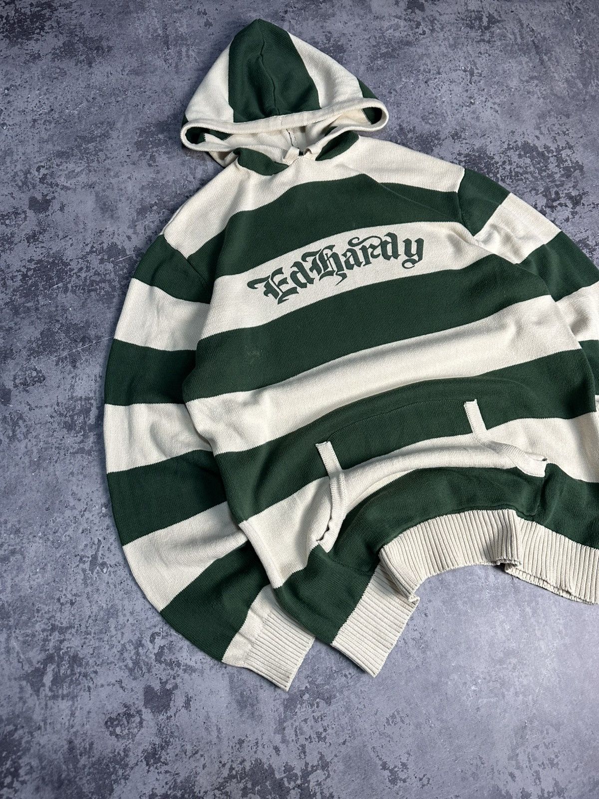 Ed Hardy Sweater Ed hardy Big logo Striped Size US L / EU 52-54 / 3 - 3 Thumbnail